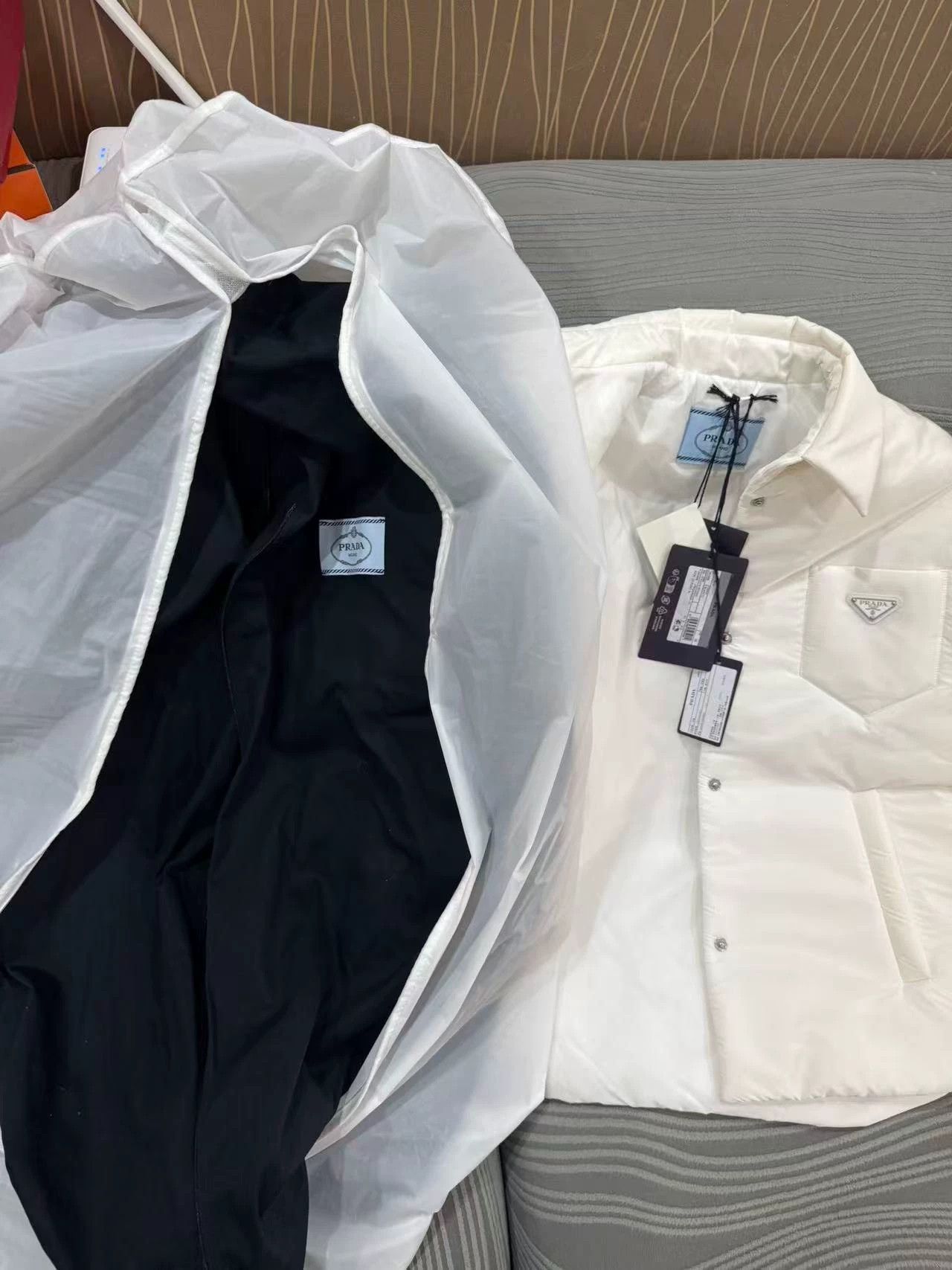 Prada Prada Women's Cotton Coat New EU36 Full Set Size XS / US 0-2 / IT 36-38 - 5 Thumbnail