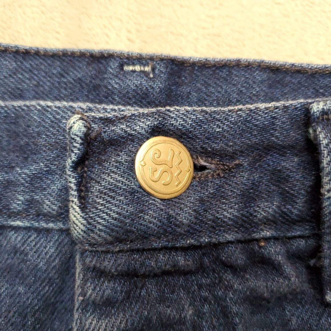 Wrangler VINTAGE VTG Wrangler Silver Lake Jeans Women 7/8x36 Blue Dyed Denim Bareback Made in USA Size 30" / US 8 / IT 44 - 5 Thumbnail