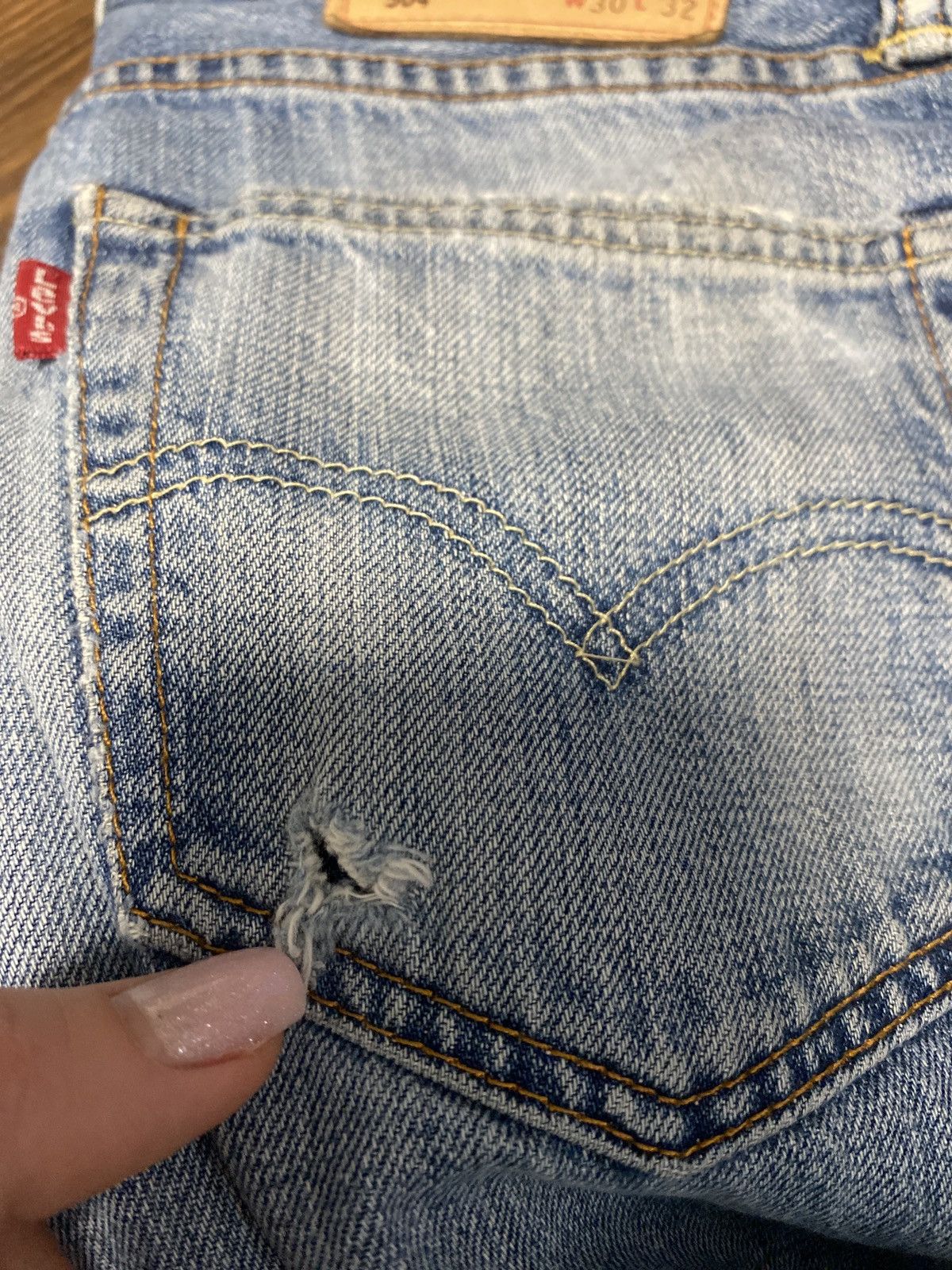 Levi's Levis 504 Vintage Distressed Denim Pants Jeans Size US 30 / EU 46 - 12 Thumbnail