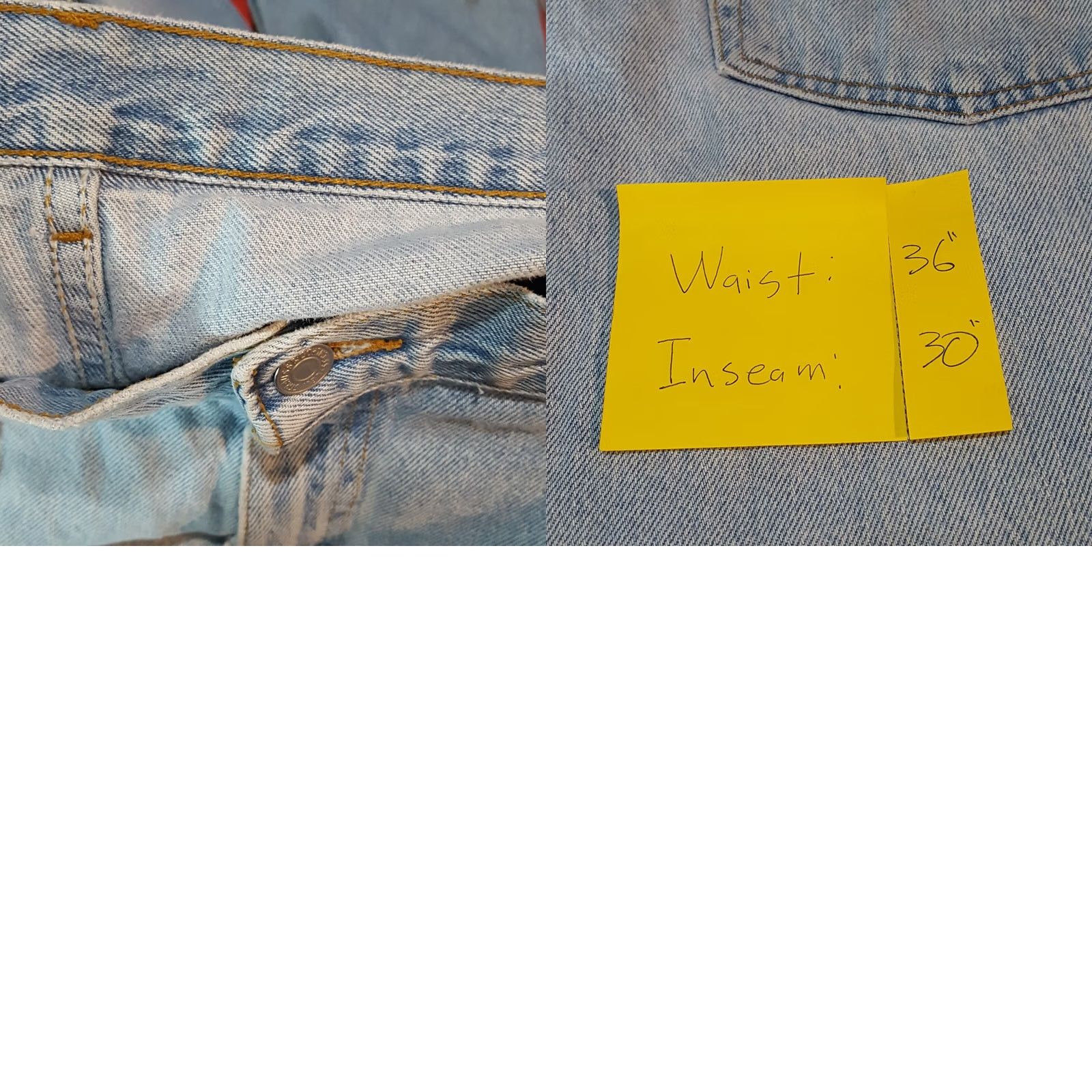 Levi's Vintage Levi's Jeans 560 Loose Fit Denim Blue 36x30 Tapered 90s Grunge Rock USA Mens Jeans Size US 36 / EU 52 - 9 Thumbnail
