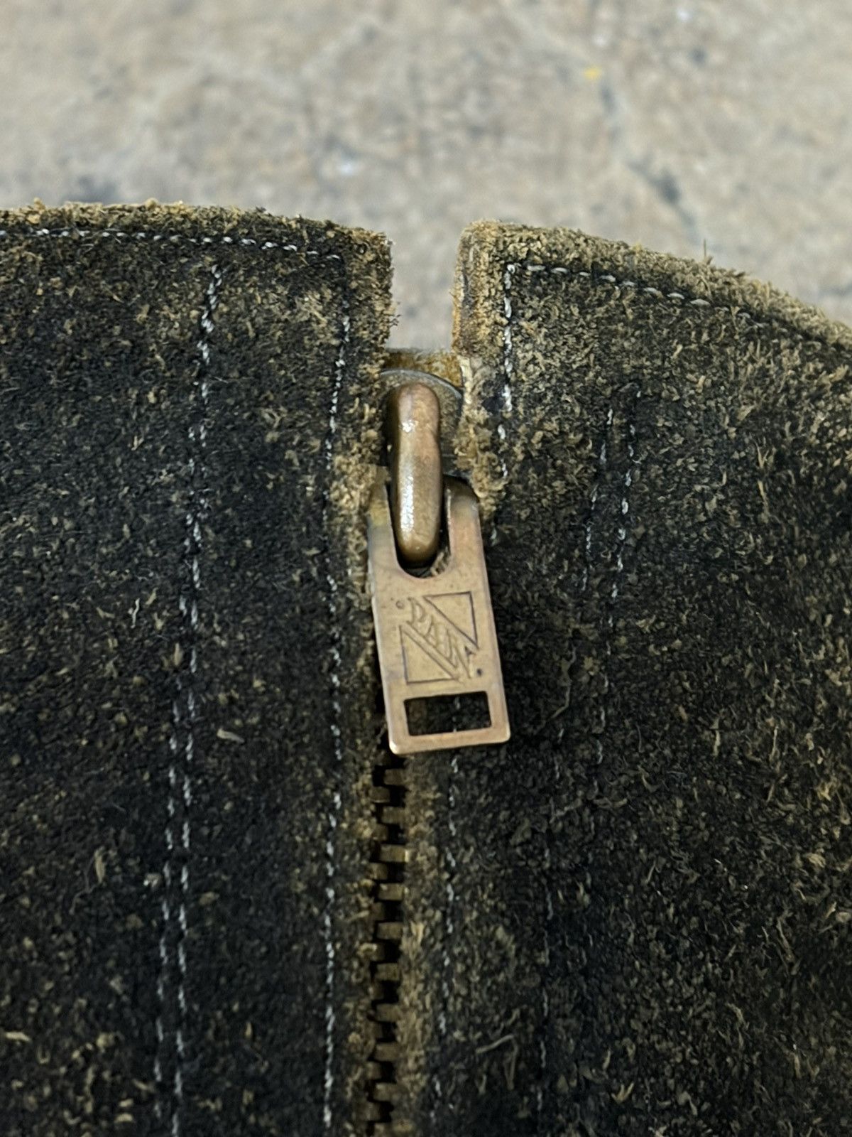 Vintage Vintage SAINT LAURENT REF Rough Out Suede Cowboy Boots 70’s Size US 7.5 / EU 40-41 - 4 Thumbnail