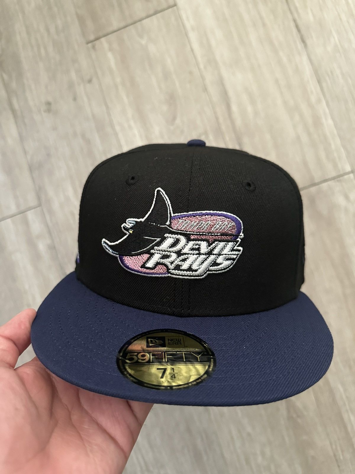Hat Club Hat Club Marine Metallic Tampa Bay Rays size 7 1/4 Size ONE SIZE - 1 Thumbnail