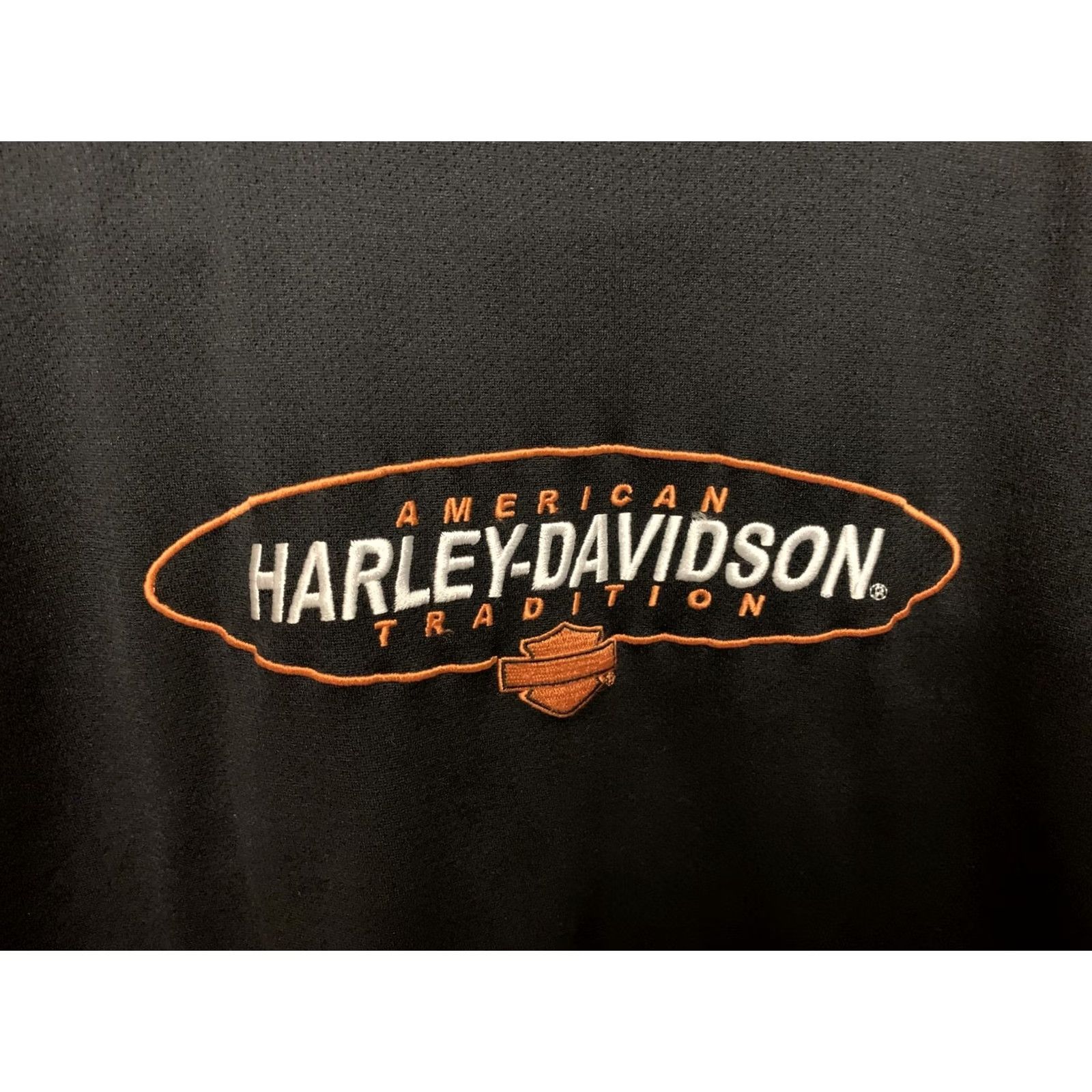 Harley Davidson Harley-Davidson Shirt Men Medium Black Orange Logo Motorcycle T-Shirt Short Sleeve Round Neck Vintage No B233 Size US M / EU 48-50 / 2 - 2 Thumbnail