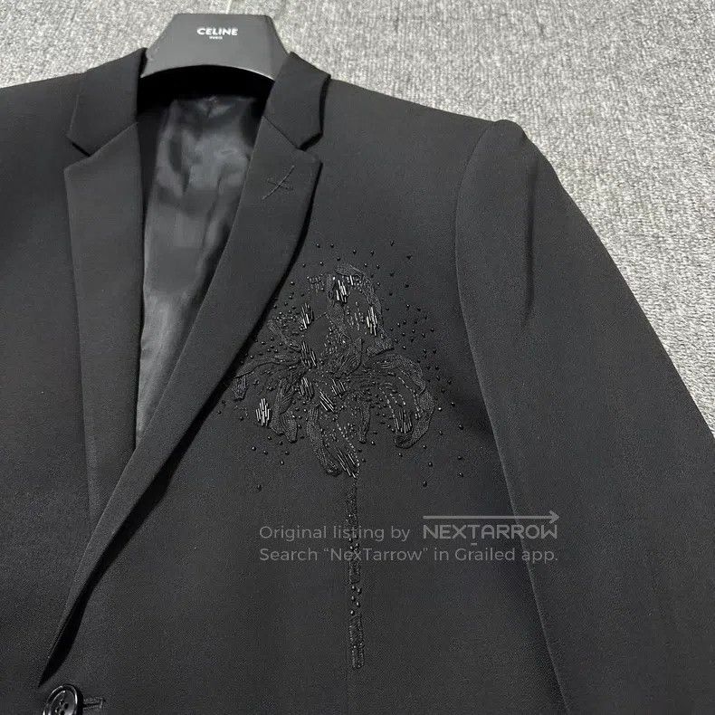 Dior Dior 18ss beaded embroidery suit Size 50R - 2 Thumbnail