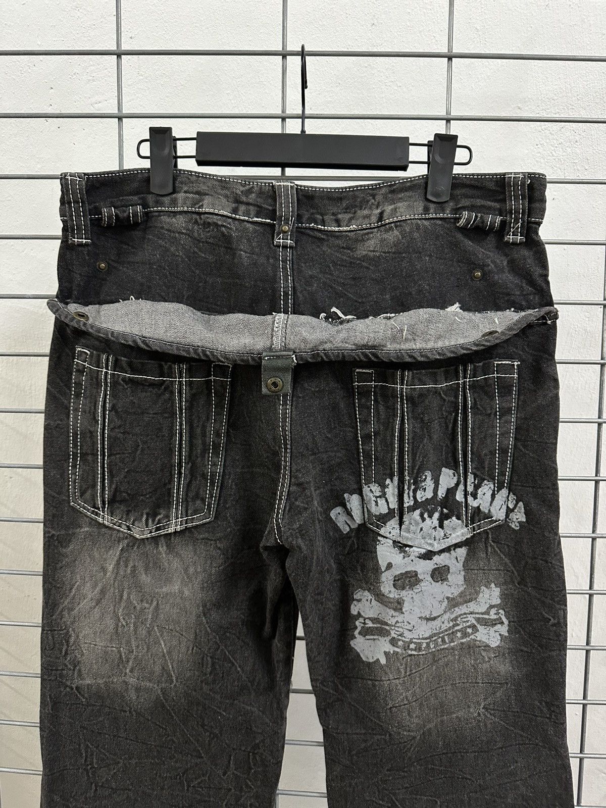 If Six Was Nine × Japanese Brand Rare And Beautiful Aston Design Multi Pocket Punk Bush Pants Size US 34 / EU 50 - 20 Thumbnail