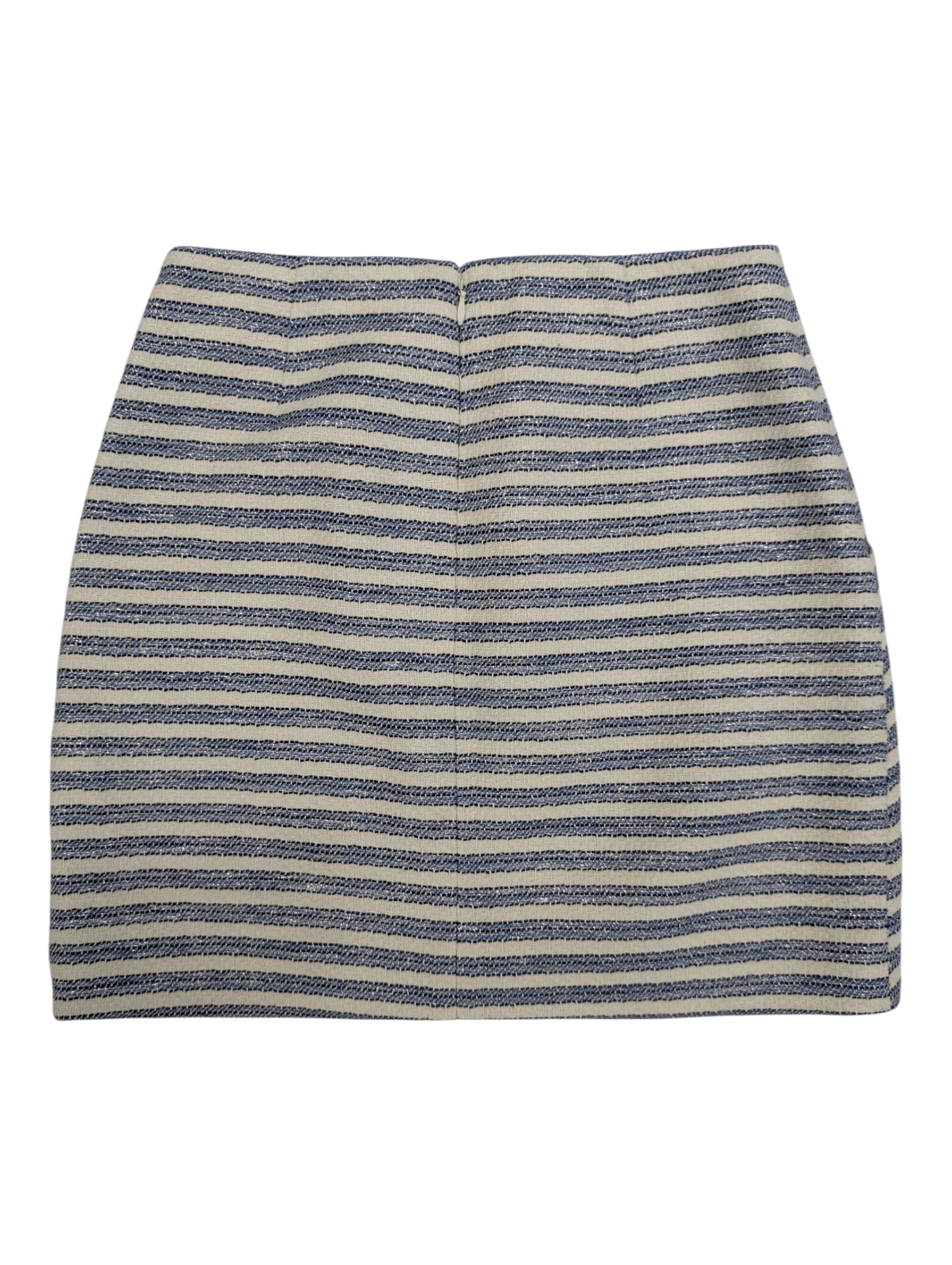 Veronica Beard Veronica Beard Blue And Beige Striped Skirt Size 26" / US 2 / IT 38 - 2 Thumbnail