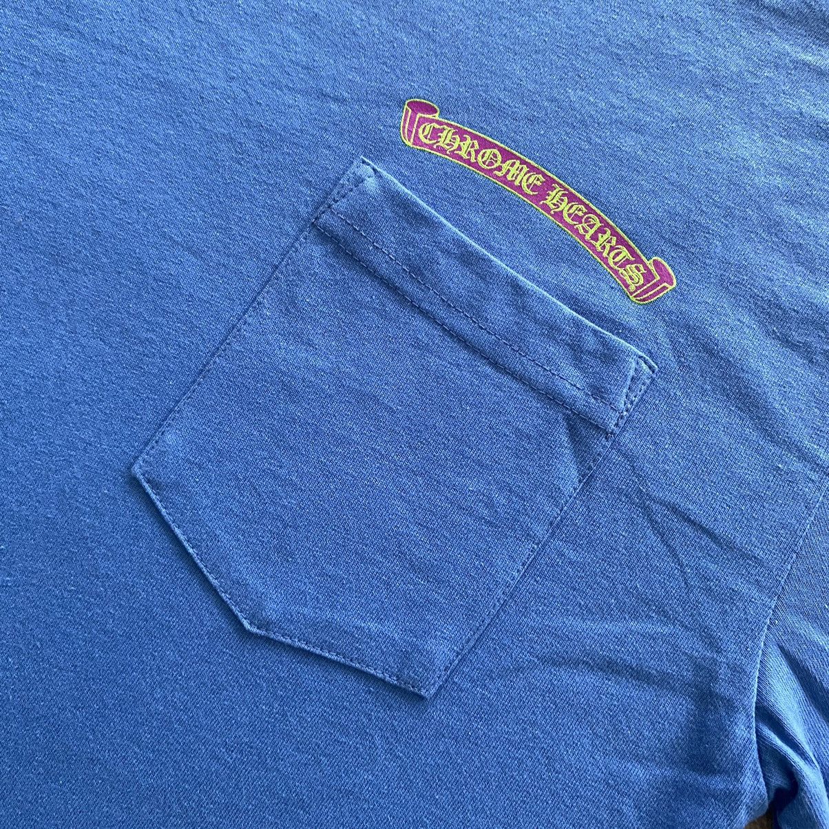 Chrome Hearts CHROME HEARTS Scroll Logo T-Shirt blue Size M / US 6-8 / IT 42-44 - 5 Thumbnail