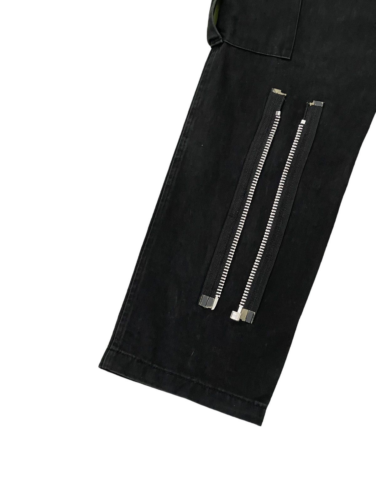 Japanese Brand Bondage Pant Secret Agent Japan Multi Zipped Slim 6🟦7 Size US 28 / EU 44 - 5 Thumbnail