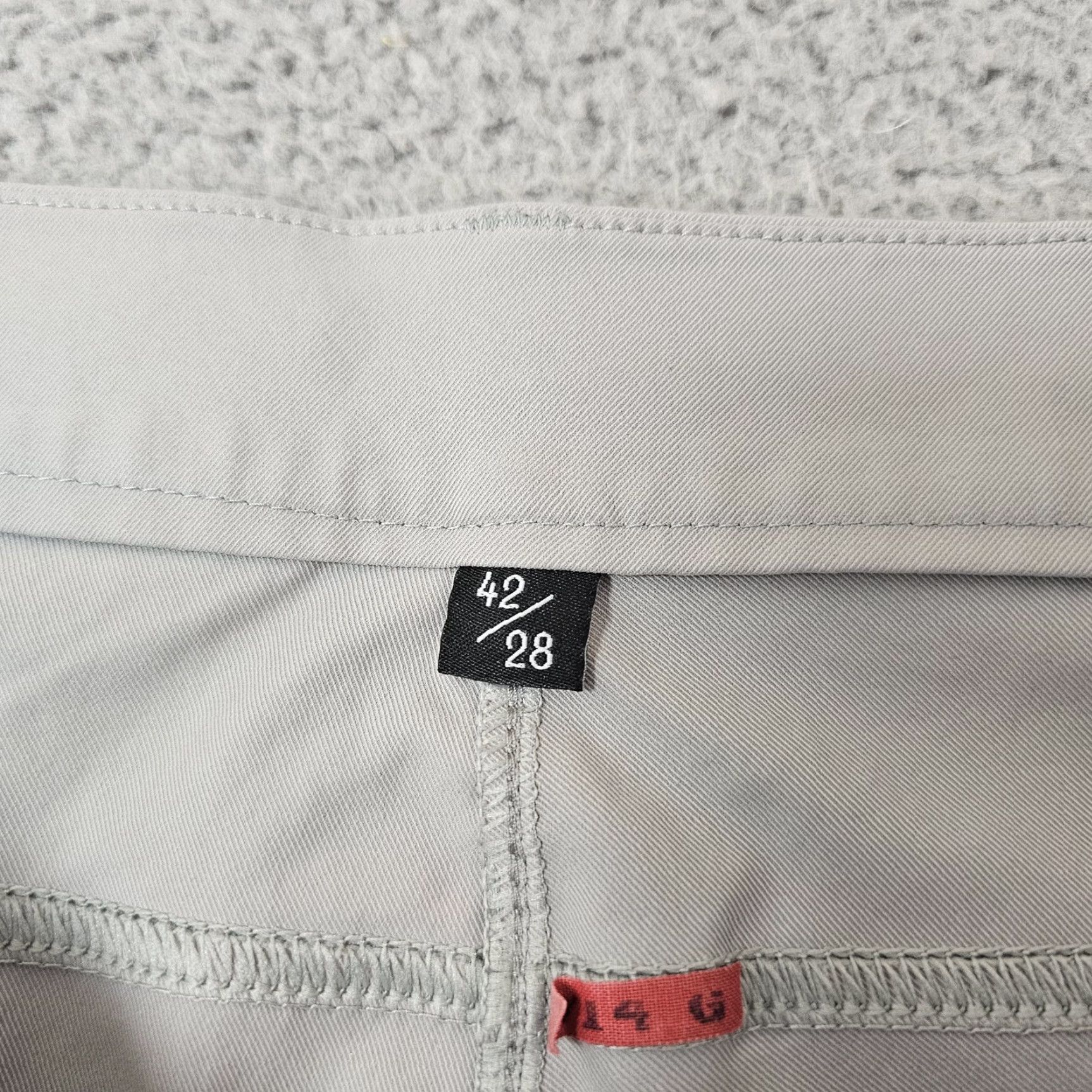 Vintage Public Rec Pants Mens 42x25 Grey Lightweight Stretch Performance Polyester Golf Pants Mens Gray Lightweight Stretch Polyester Golf Regular Fit 42x25 Size US 42 / EU 58 - 3 Thumbnail
