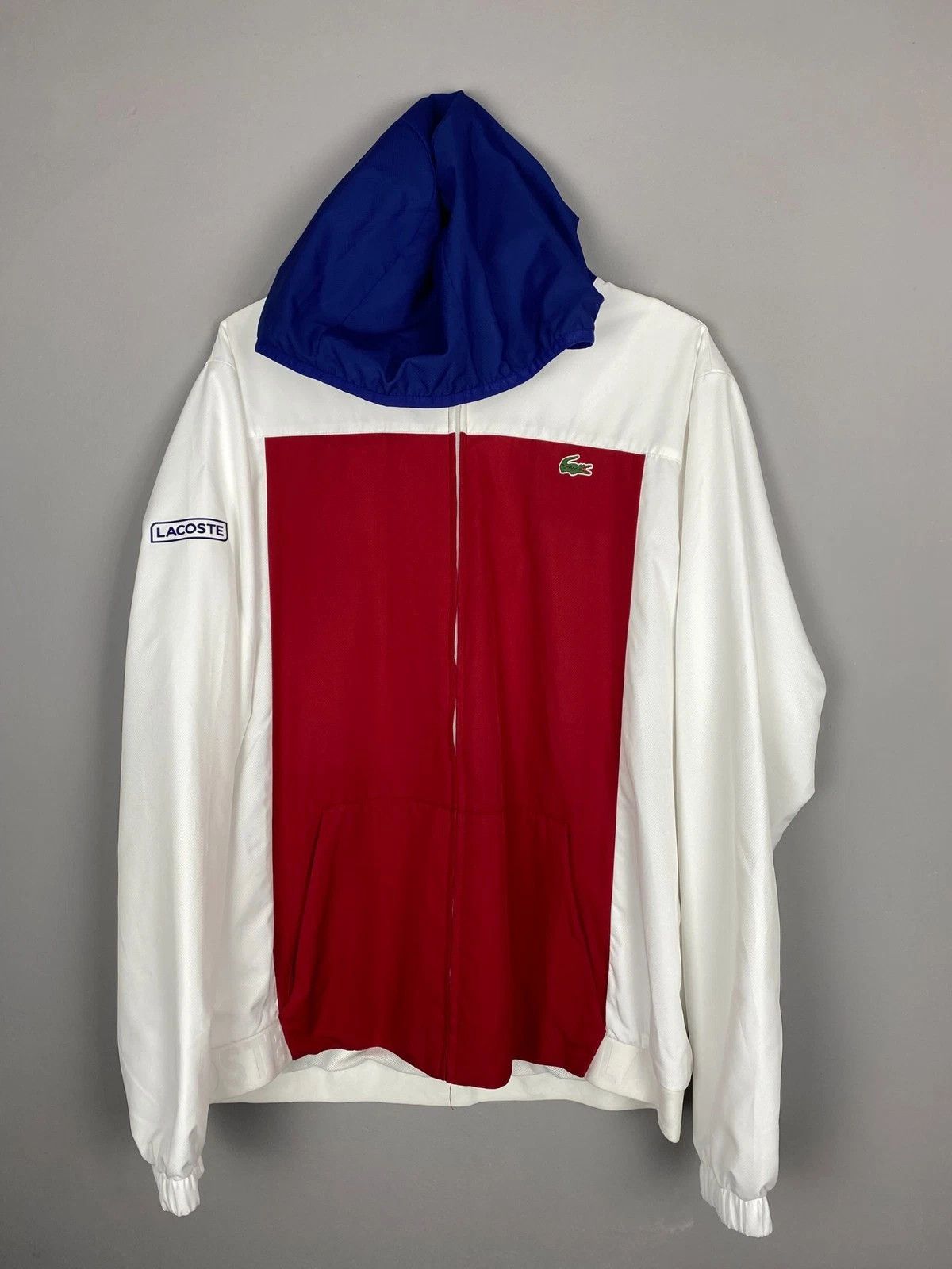 Lacoste Lacoste Windbreaker Jacket with Hood Size US XL / EU 56 / 4 - 2 Thumbnail