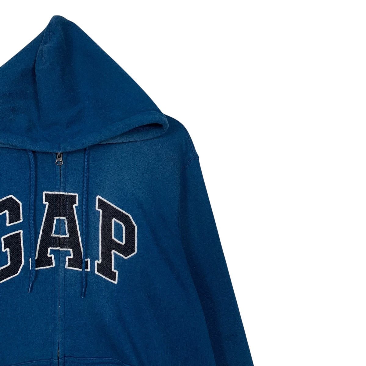 Gap GAP Spellout Big Logo Zipper Hoodie Sweatshirt #3617-C165 Size US M / EU 48-50 / 2 - 4 Thumbnail