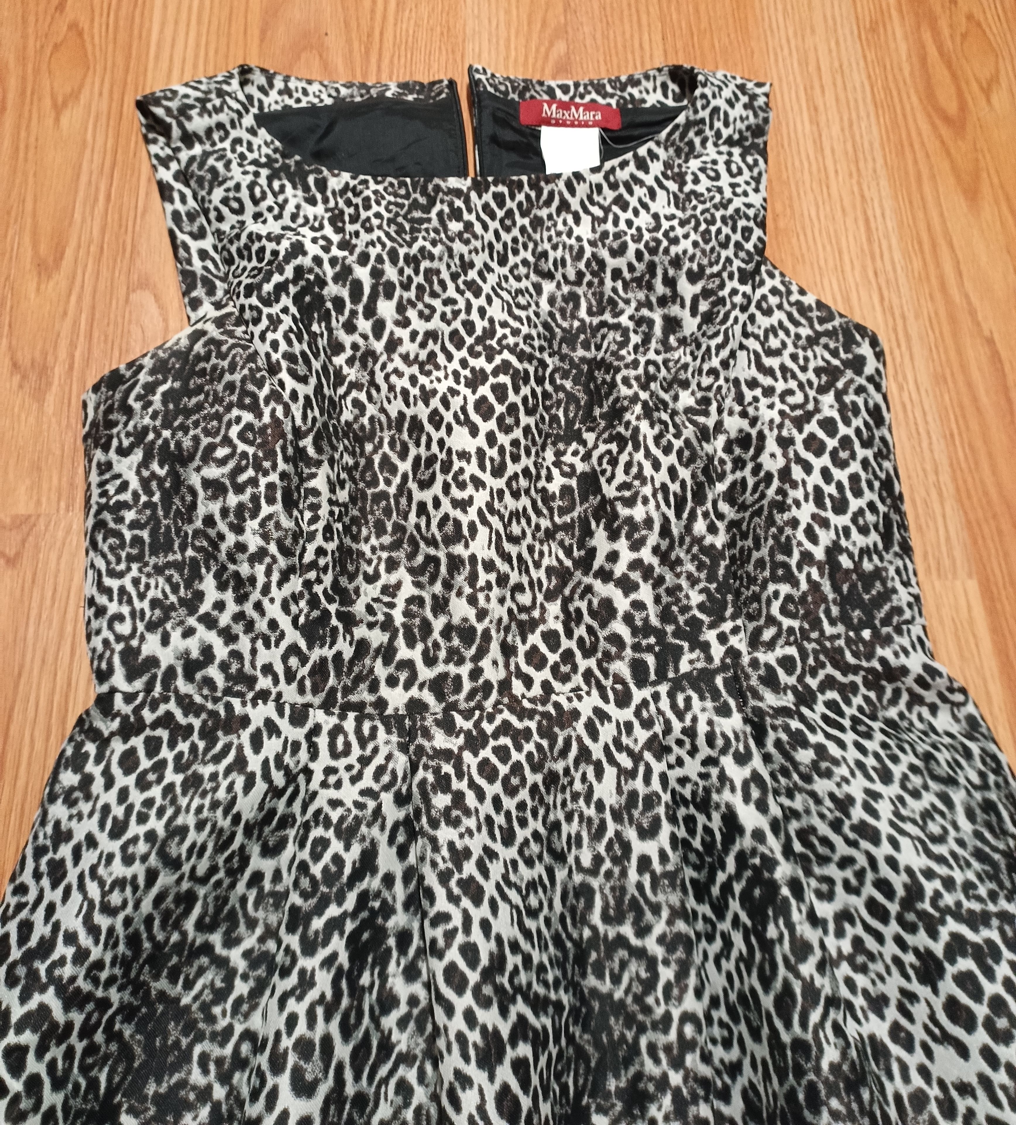 Max Mara MAX MARA Studio $675 Leopard Sleeveless Dress Size US12 Size XL / US 12-14 / IT 48-50 - 7 Thumbnail