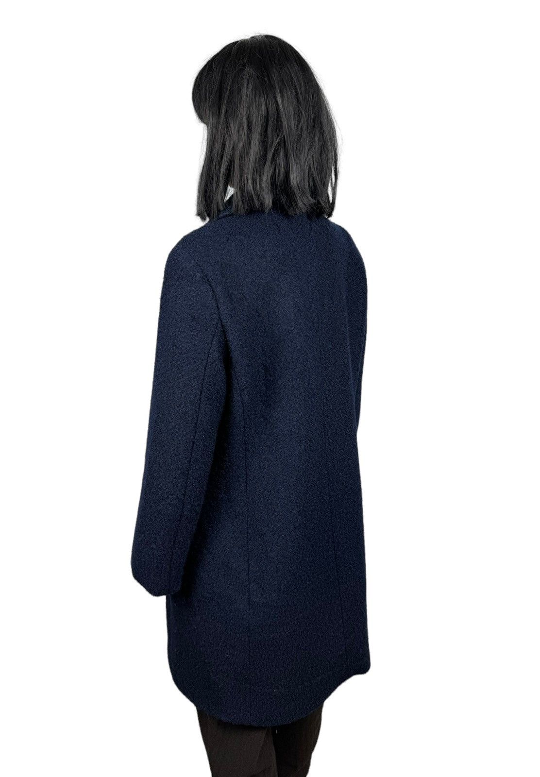 Marella Marella Emme Wool-Polyester Blue Coat size IT50 US14 Size XL / US 12-14 / IT 48-50 - 9 Thumbnail