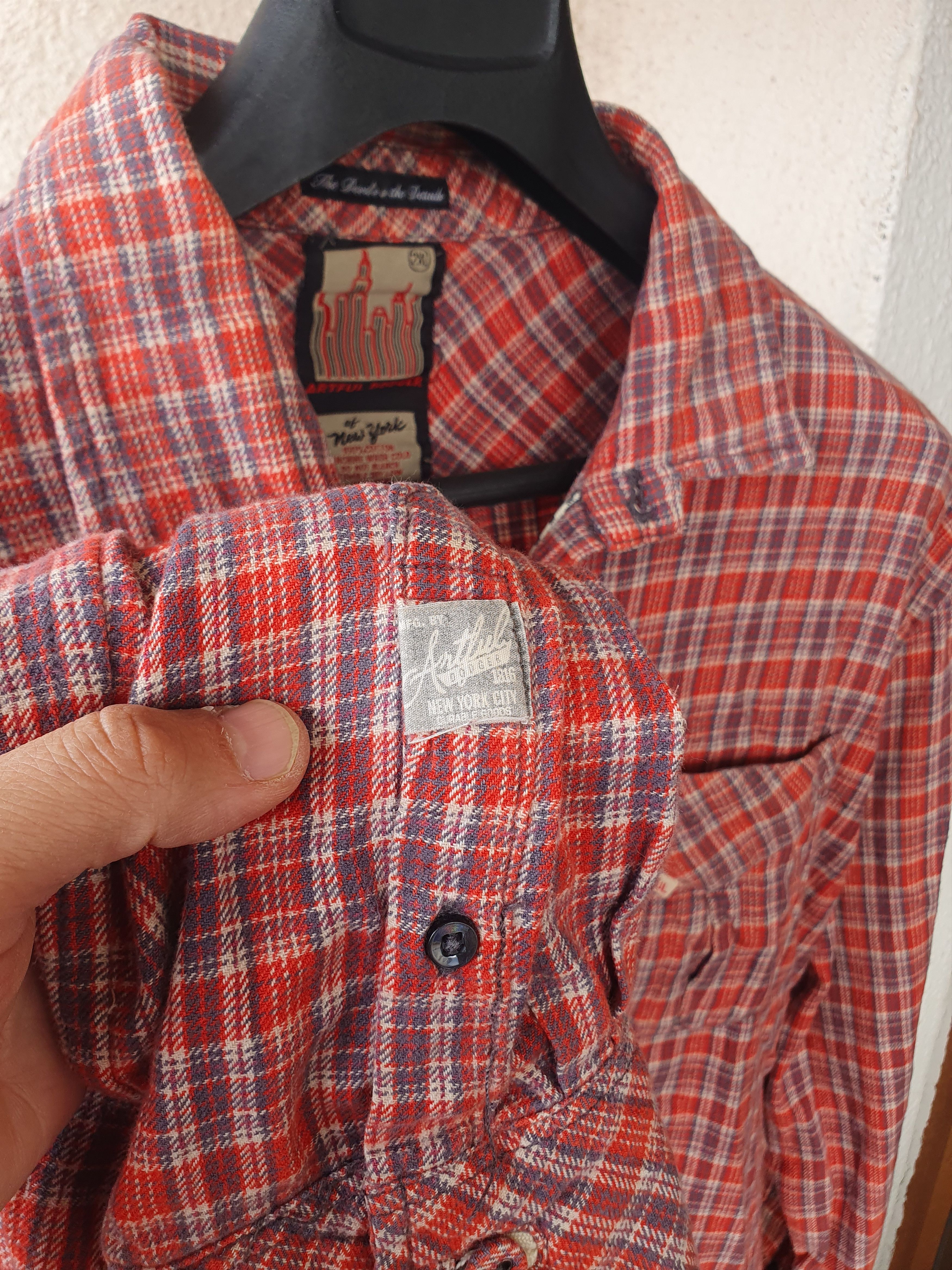 Artful Dodger Artful Dodger of New York Plaid Flannel Button Up shirt szXL Size US XL / EU 56 / 4 - 12 Thumbnail