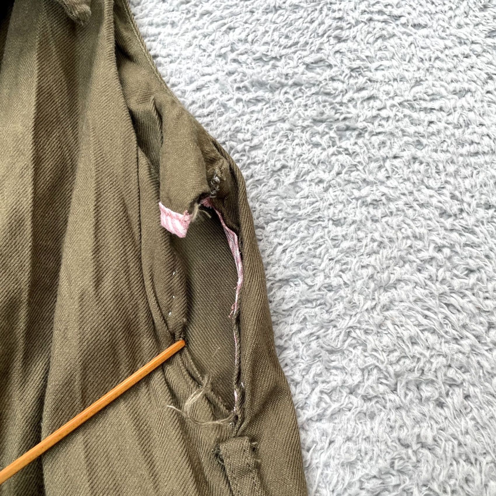 Anthropologie Anthropologie Vest Womens XS Green Hollis Trench Linen Stretch Size XS / US 0-2 / IT 36-38 - 7 Thumbnail