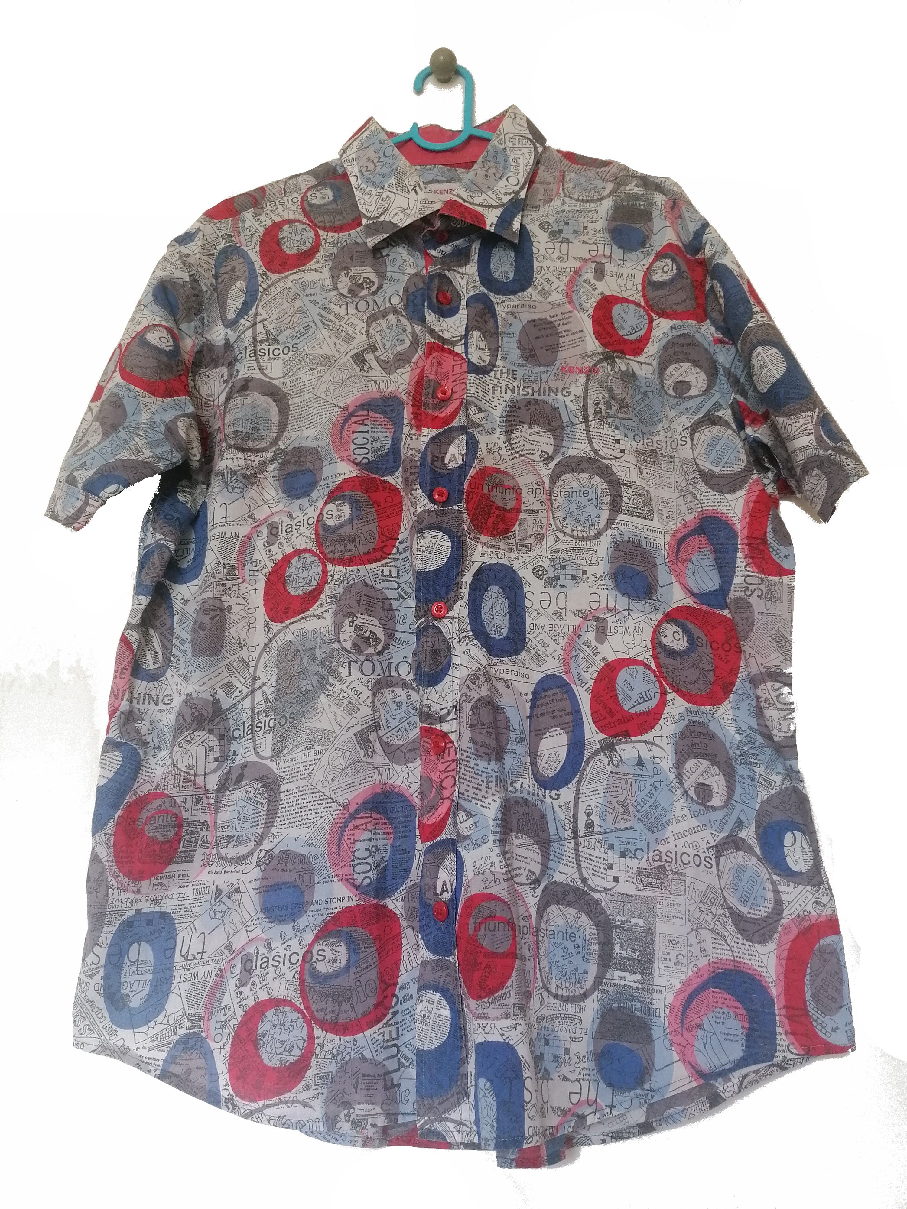 Kenzo Multicolored short-sleeve Kenzo shirt Size US L / EU 52-54 / 3 - 1 Thumbnail