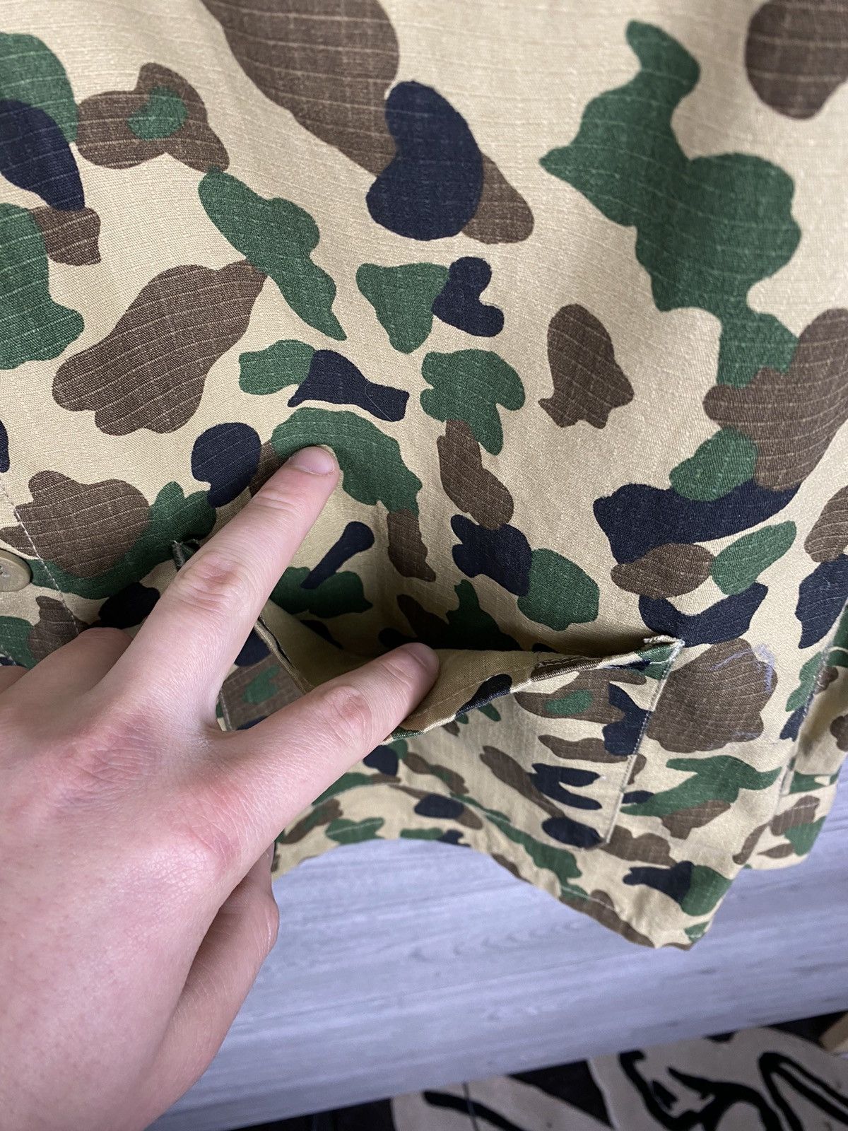 Dickies Mens Vintage Dickies Camo Light Coach Jacket Button Up Size US M / EU 48-50 / 2 - 9 Thumbnail