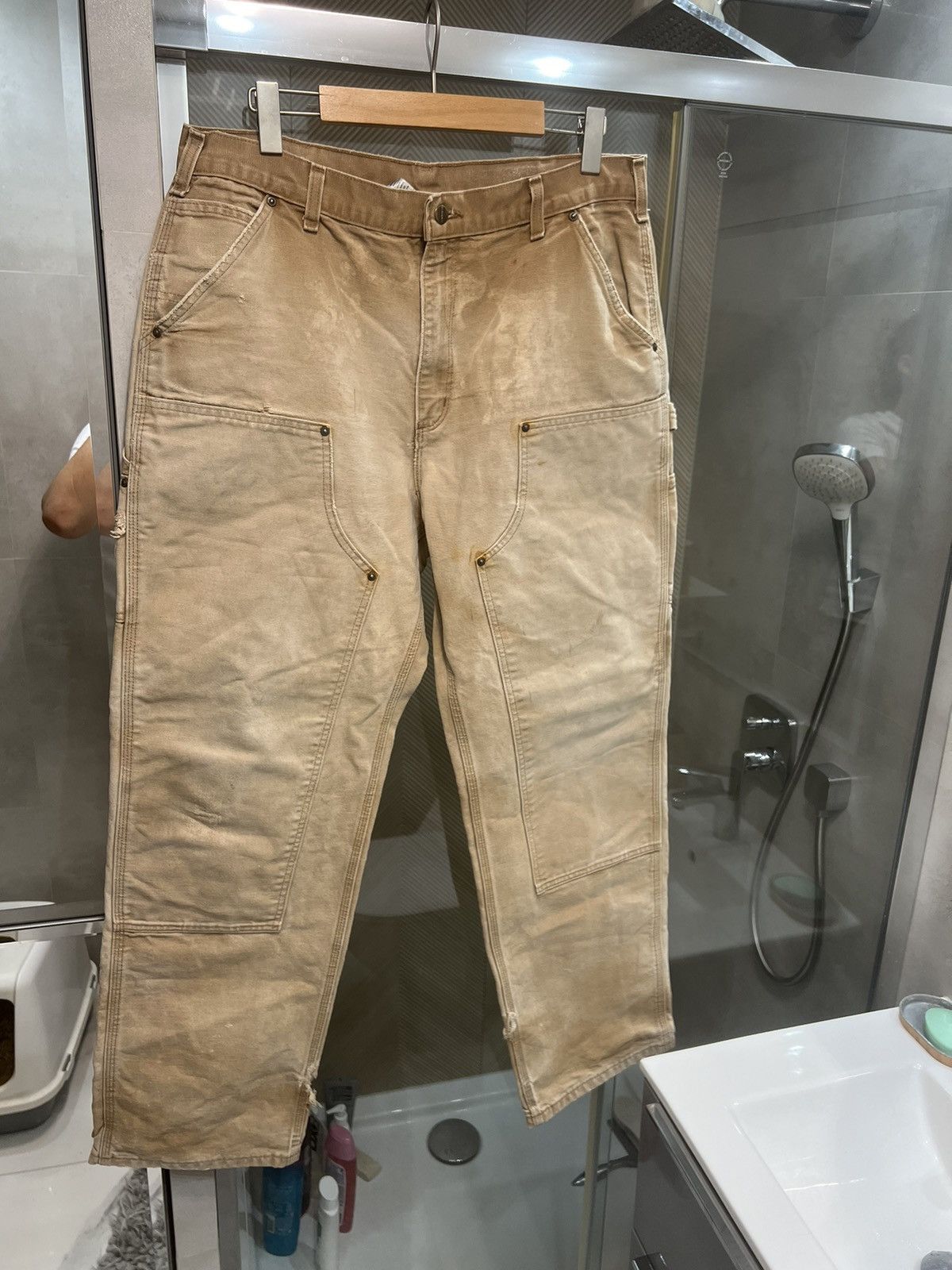Carhartt Thrashed Distressed Carhartt Double Knee Size US 36 / EU 52 - 1 Thumbnail