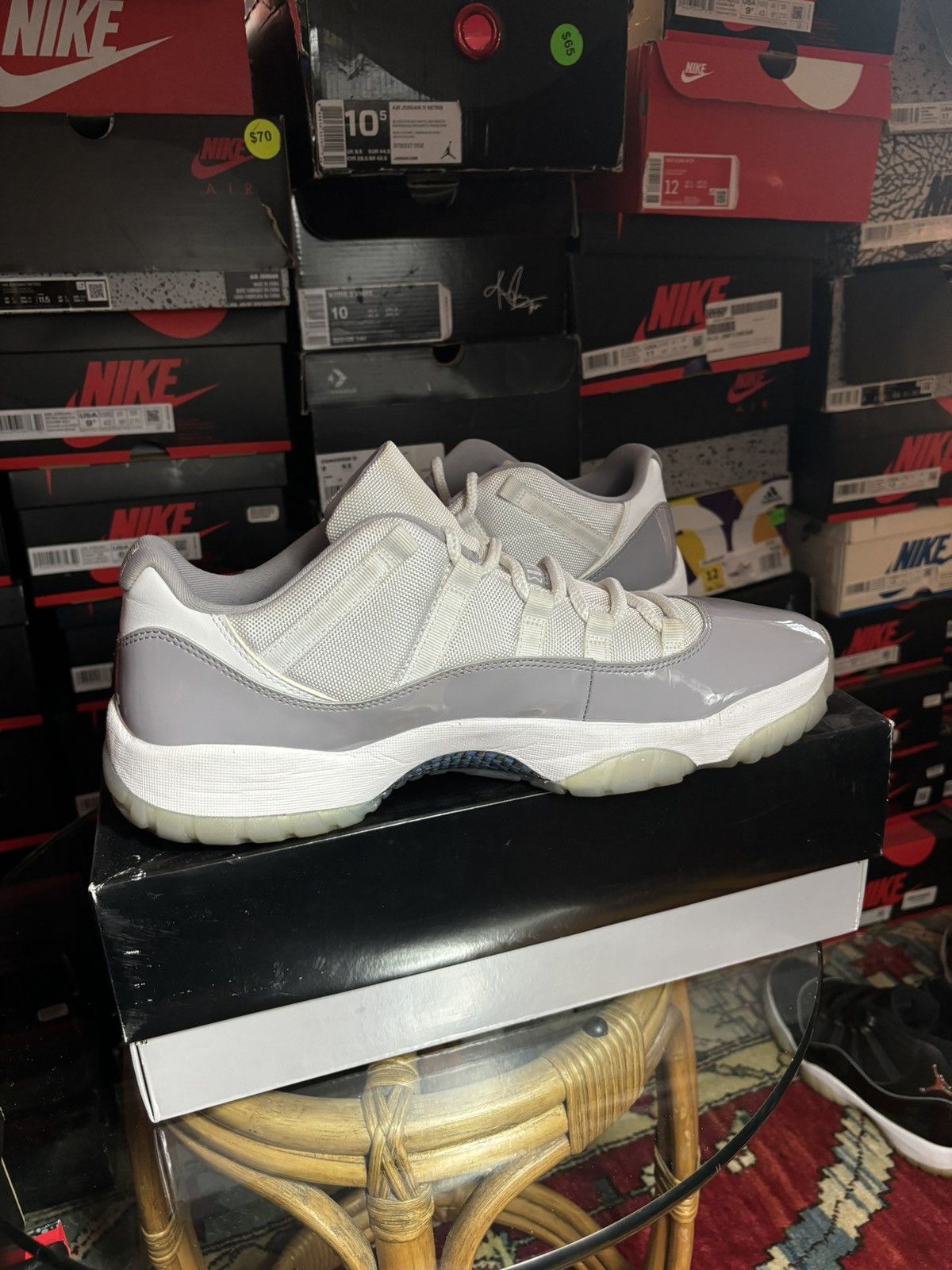 Jordan Brand Jordan 11 low cement grey size 14 Size US 14 / EU 47 - 5 Thumbnail