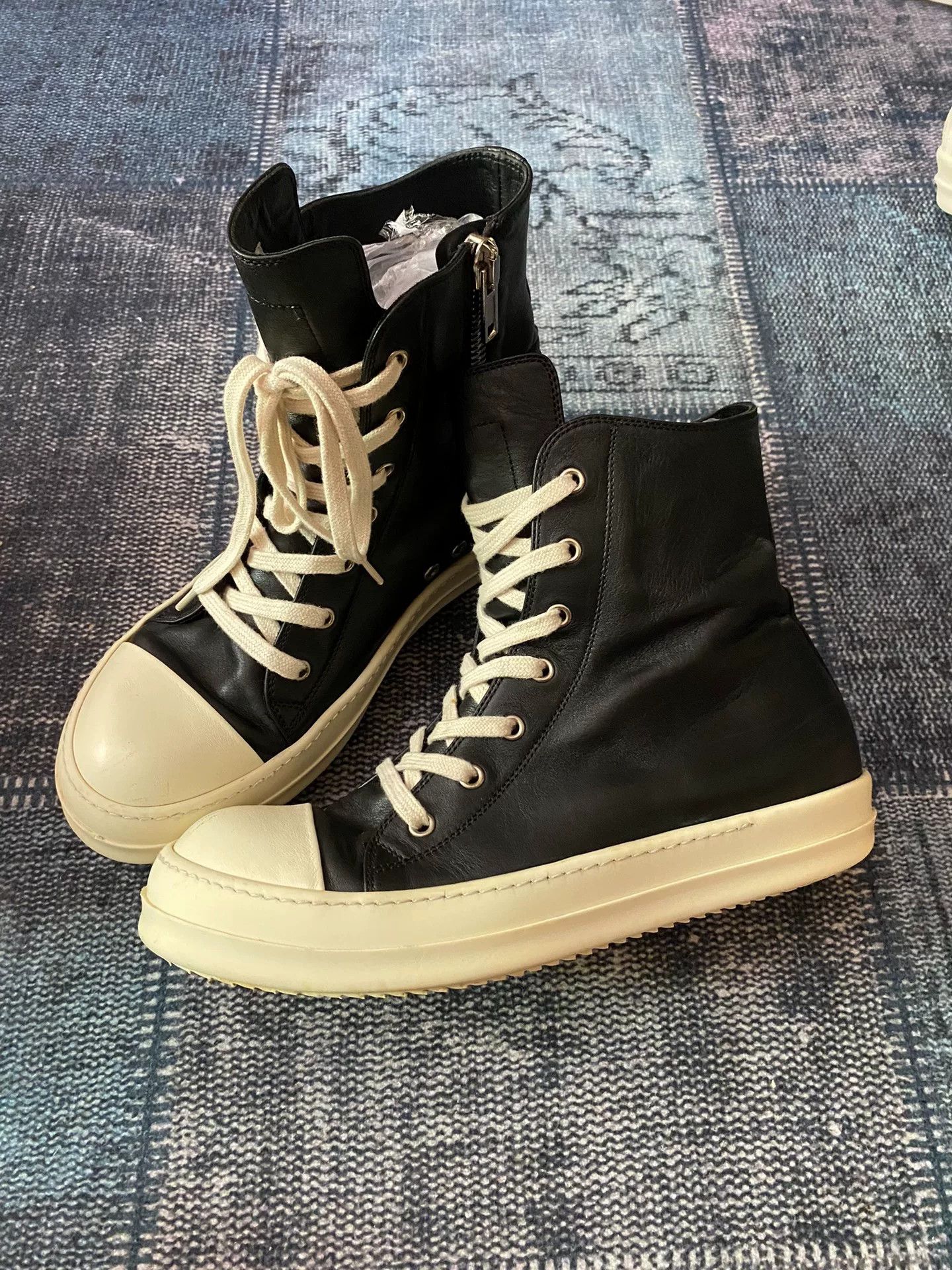Rick Owens Rick Owens Pink Hitop Sneakers 42 Men Size US 9 / EU 42 - 1 Thumbnail