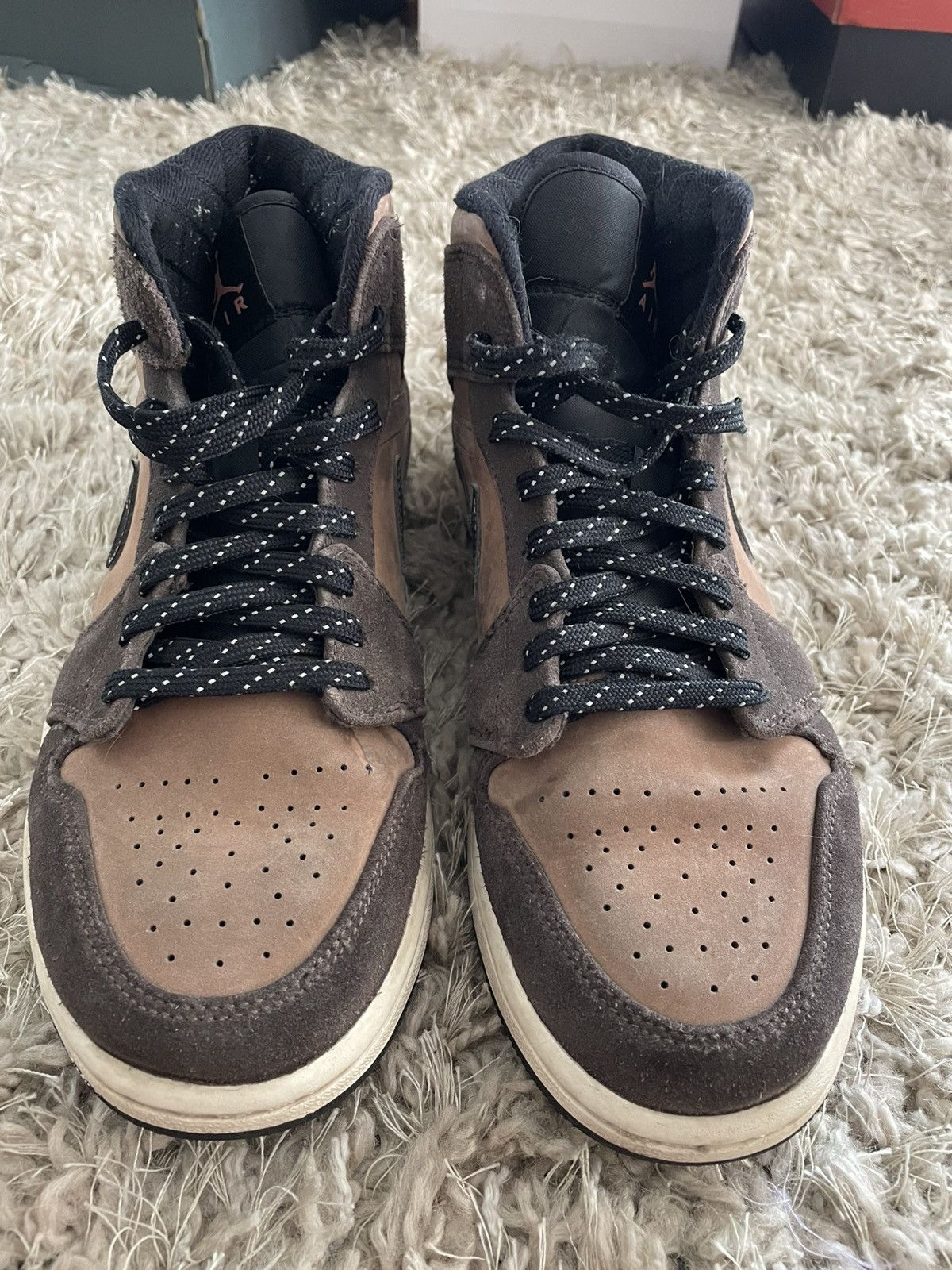 Jordan Brand Jordan 1 Mid SE Dark Chocolate Size US 8.5 / EU 41-42 - 4 Thumbnail