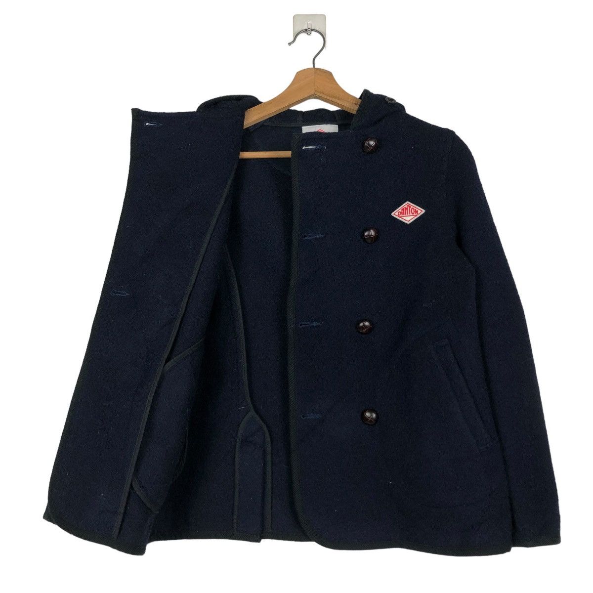Danton × Japanese Brand 🔥CROPPED WOOL BIKER JACKET DANTON JAPAN ISSEY MIYAKE Size US S / EU 44-46 / 1 - 13 Thumbnail