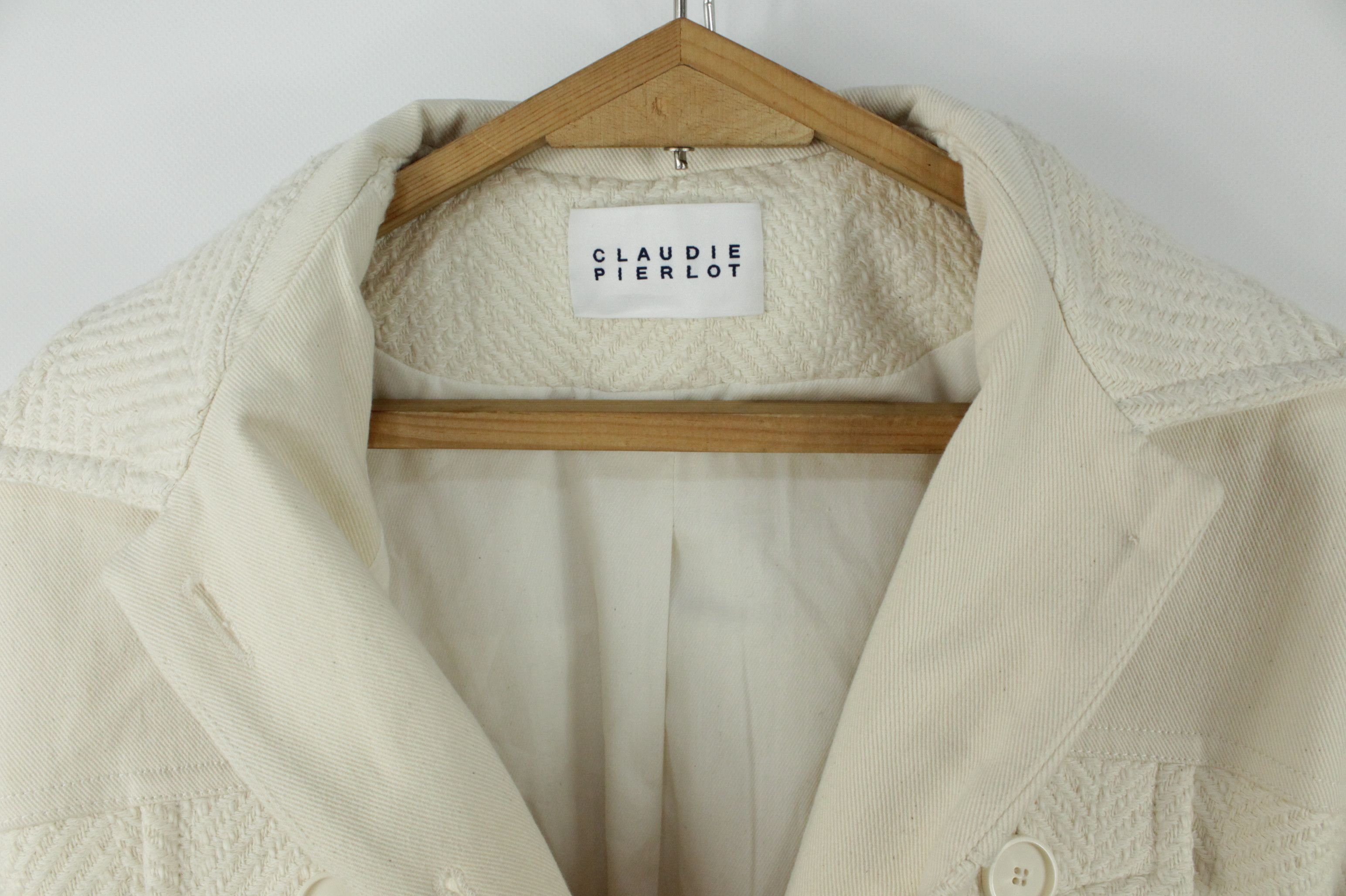 Other Claudie Pierlot Gerome Belted Cotton-Blend Twill Jacket Size XS / US 0-2 / IT 36-38 - 11 Thumbnail
