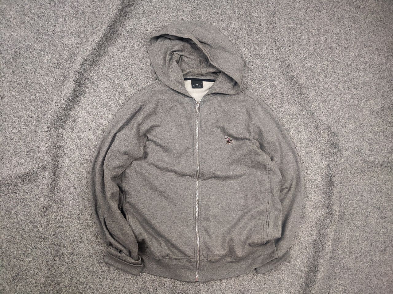 Paul Smith Paul Smith Design Grey Zip Zebra Logo Hoodie Sweatshirt Size US L / EU 52-54 / 3 - 1 Thumbnail