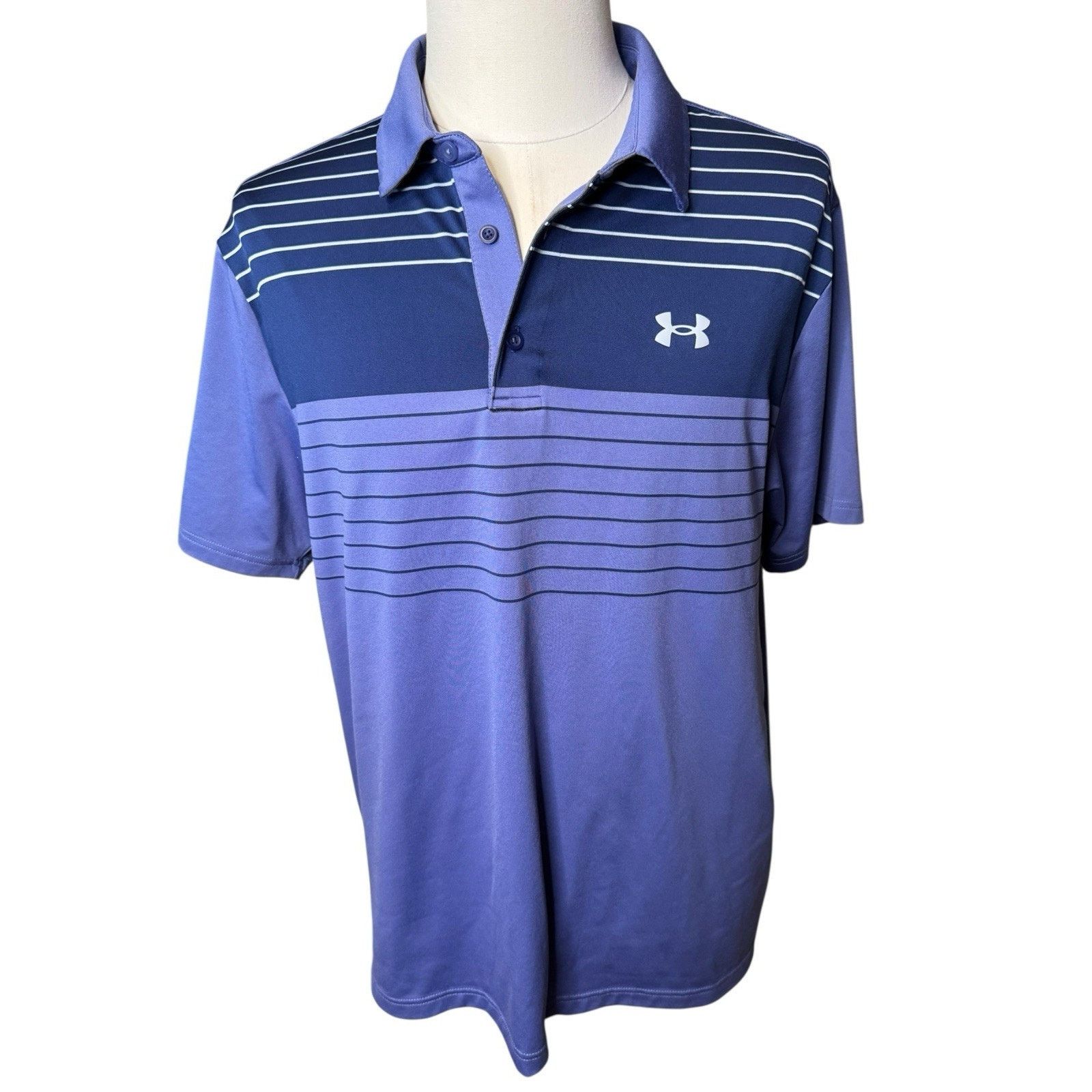 Under Armour Two Under Armour Playoff Polo Golf Shirts XL Red and Purple Size US XL / EU 56 / 4 - 2 Thumbnail