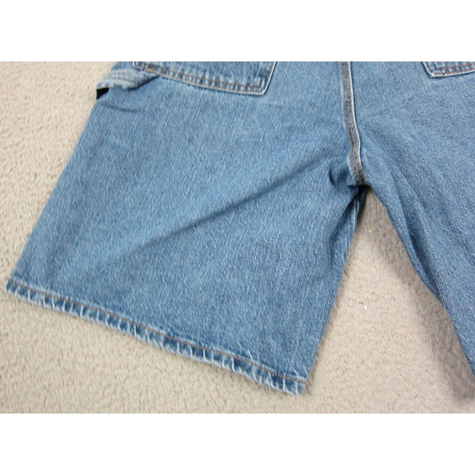 Faded Glory VINTAGE Faded Glory Shorts Jeans Mens 36 Blue Carpenter Denim Cargo Baggy 90s Featured Pockets Mens Size US 36 / EU 52 - 4 Thumbnail