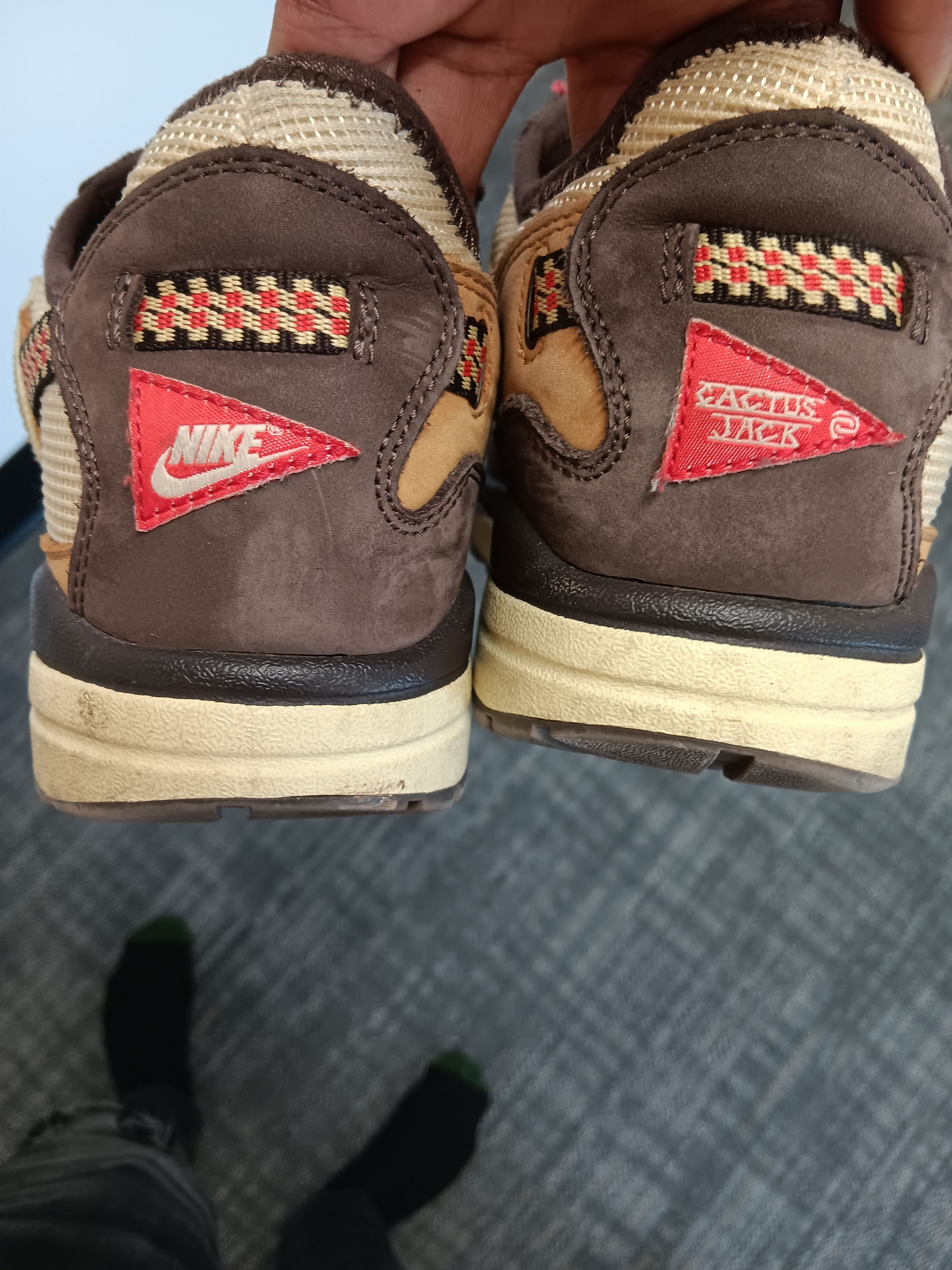 Travis Scott Nike Air Max 1 Travis Scott Cactus Jack "Baroque Brown". Size US 10 / EU 43 - 16 Thumbnail