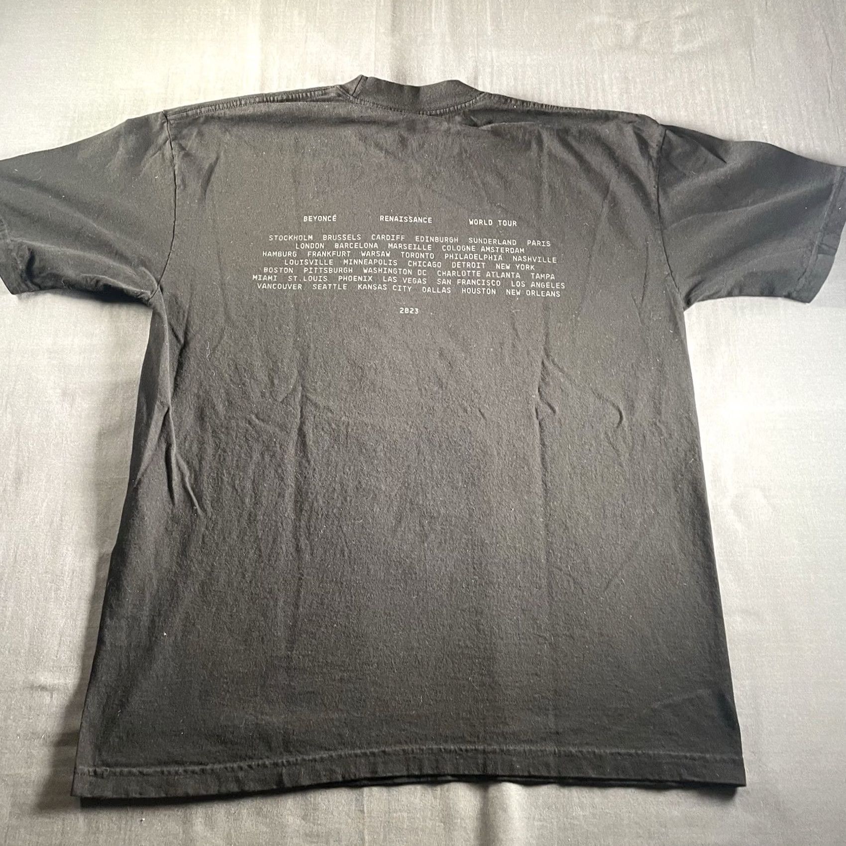 Vintage Beyonce Shirt World Tour Merchandise Cowboy Hat On a Horse Large Black Crew Neck Short Sleeve T-Shirt Mens Size US L / EU 52-54 / 3 - 7 Thumbnail