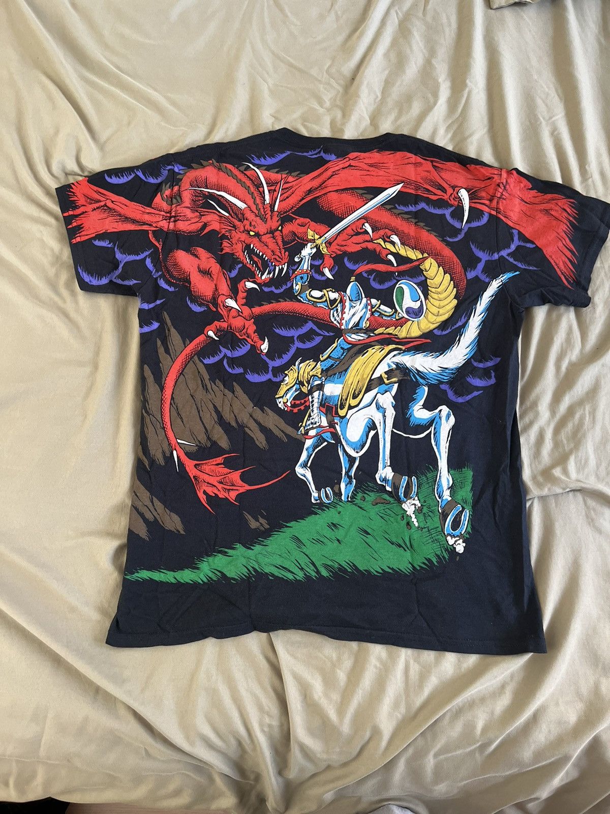 Gildan Dragon Allover Print Tee Size US M / EU 48-50 / 2 - 2 Thumbnail