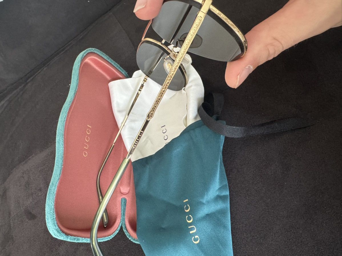 Gucci Gucci Aviator Glasses Size ONE SIZE - 2 Thumbnail