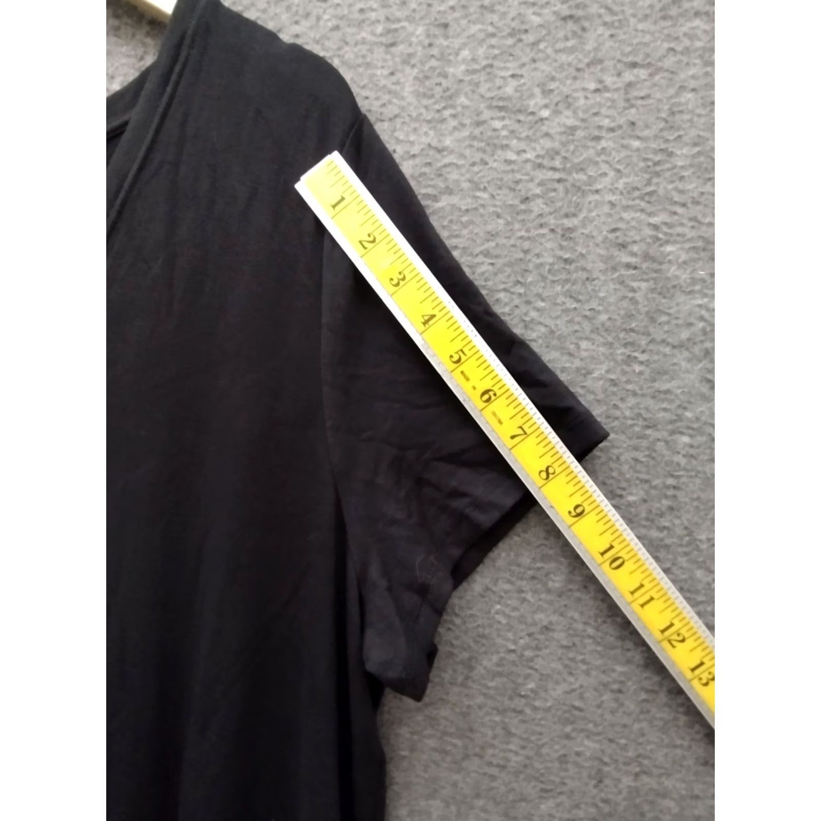 Vintage Daily Ritual Romper Women’s Black One Piece XXL Short Sleeve Pockets Knit Casual Summer 2XL Size 40" / US 18 - 5 Thumbnail