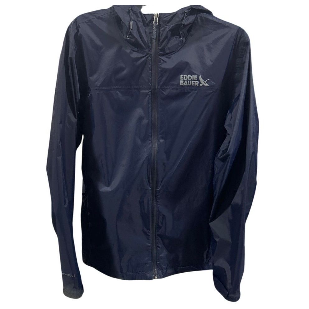 Eddie Bauer New Eddie Bauer Mens Medium Navy Blue Rippac Pro Rain Jacket Size US M / EU 48-50 / 2 - 1 Thumbnail