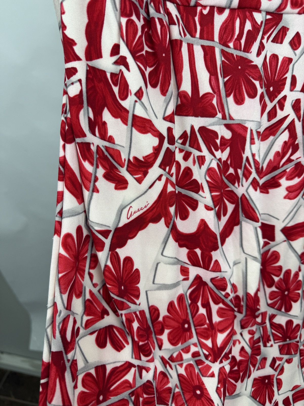 Gucci 🇮🇹 Vintage Gucci Tom Ford Floral Silk Dress Flower Archive Size M / US 6-8 / IT 42-44 - 8 Thumbnail