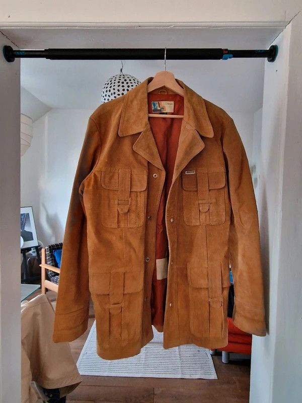 Diesel Rare Vintage Diesel ‘Montreal’ Suede Safari Jacket Size US L / EU 52-54 / 3 - 1 Thumbnail