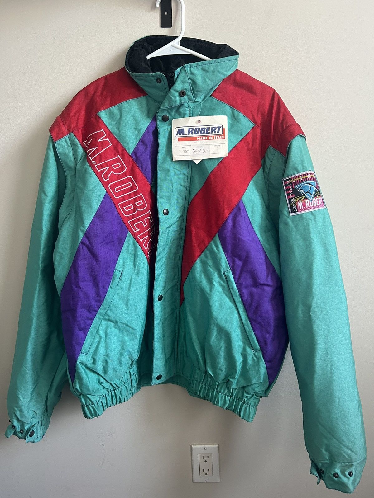 RARE Vintage M. Robert MRT Italian Racing Jacket
