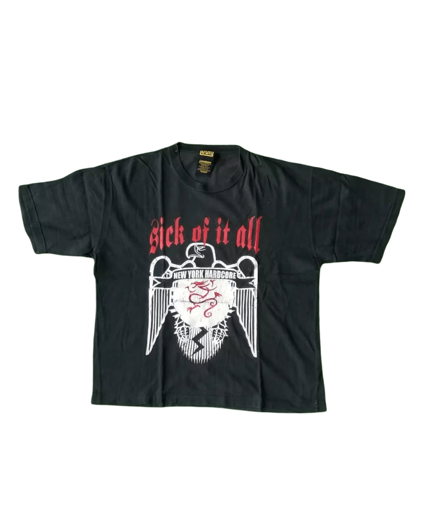 Band Tees × Vintage Vintage Sick of it All Tour 2008 Y2K Hardcore Punk Band Tees Size US L / EU 52-54 / 3 - 1 Thumbnail