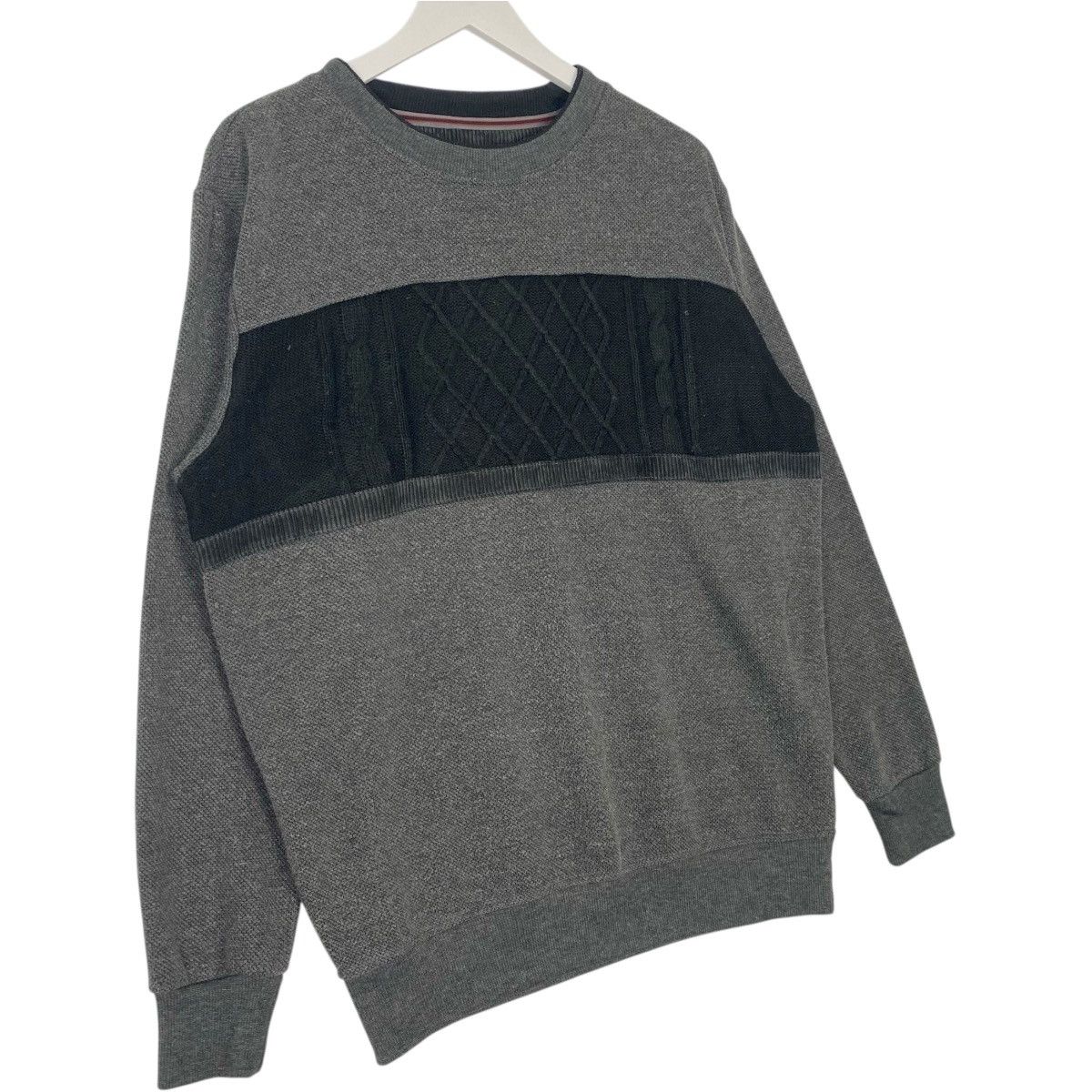 Vintage Vintage Kansai Yamamoto Homme Sweatshirt Crewneck Grey Size US L / EU 52-54 / 3 - 3 Thumbnail