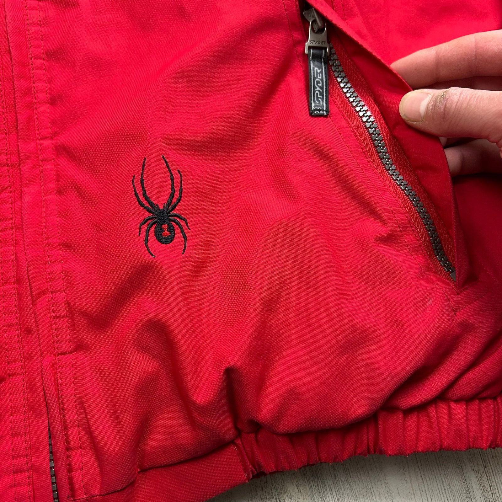Spyder × Vintage Vintage 90s Spyder Rare Red Big Logo Snowboarding Jacket Size L / US 10 / IT 46 - 5 Thumbnail