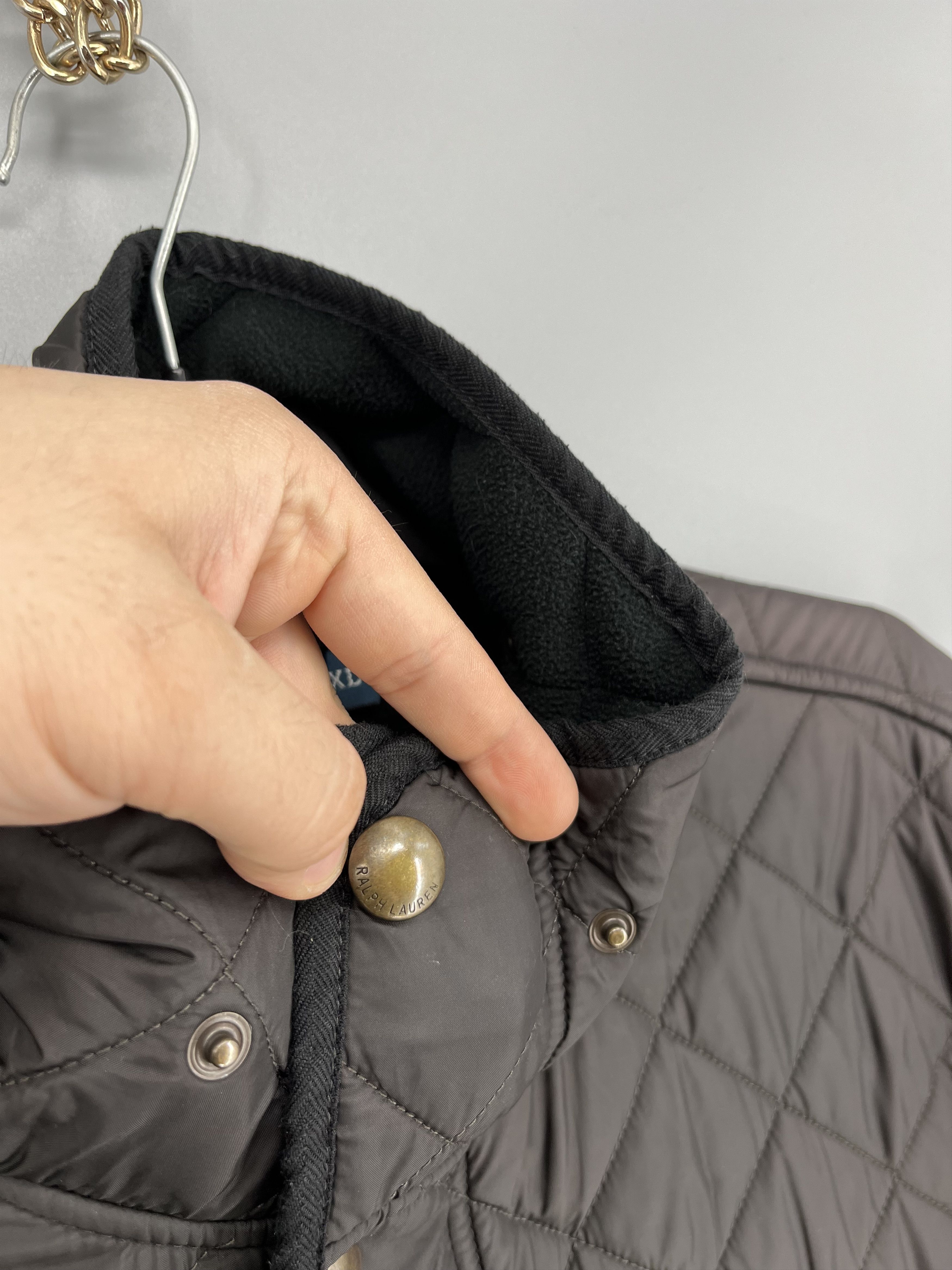 Polo Ralph Lauren Vintage Polo Ralph Lauren Quilted Field Jacket Fleece Size US XL / EU 56 / 4 - 4 Thumbnail