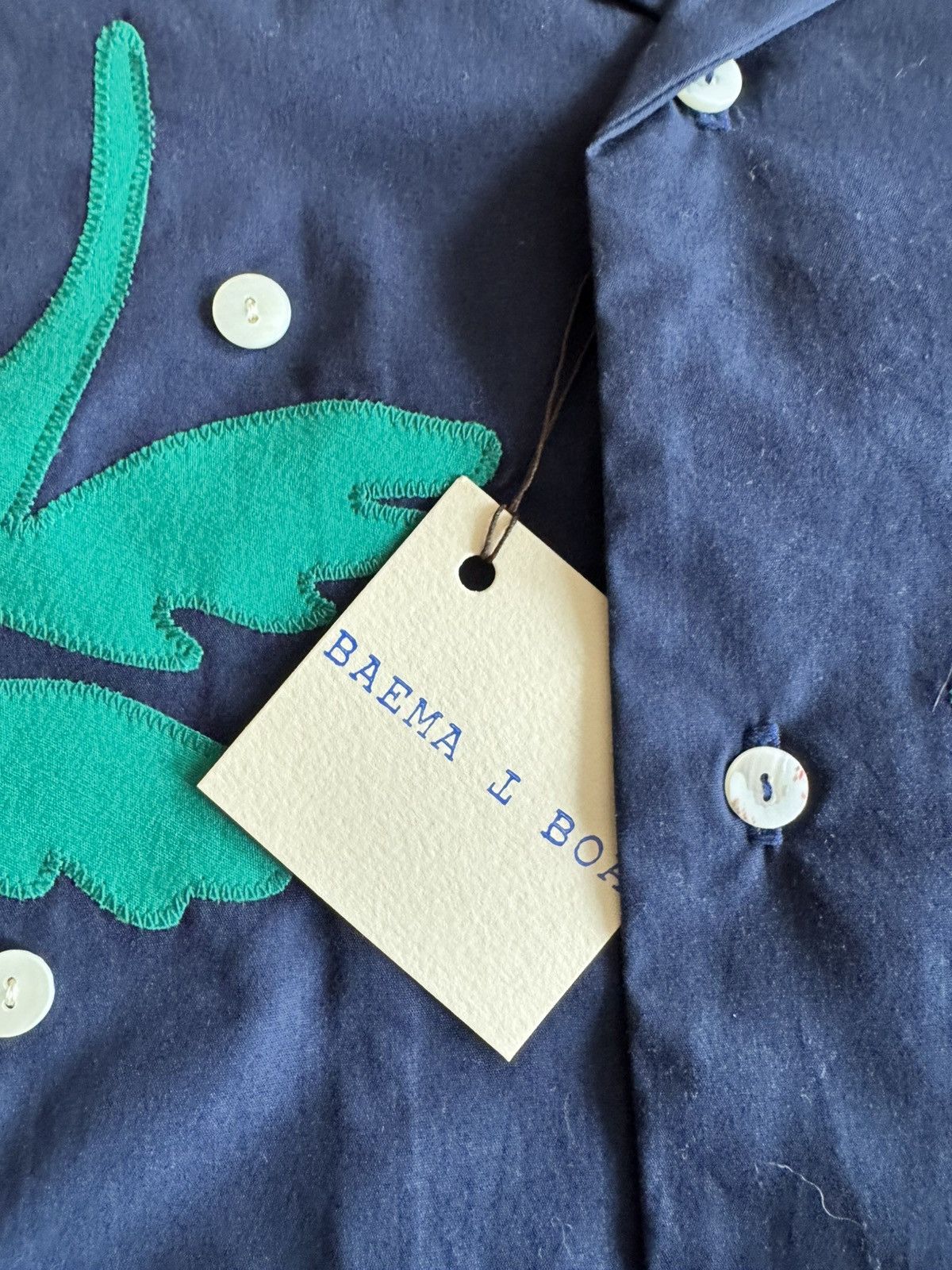 Other BAEMA T BOA Hand Stitched Button Up - Navy - Small Size US S / EU 44-46 / 1 - 3 Thumbnail