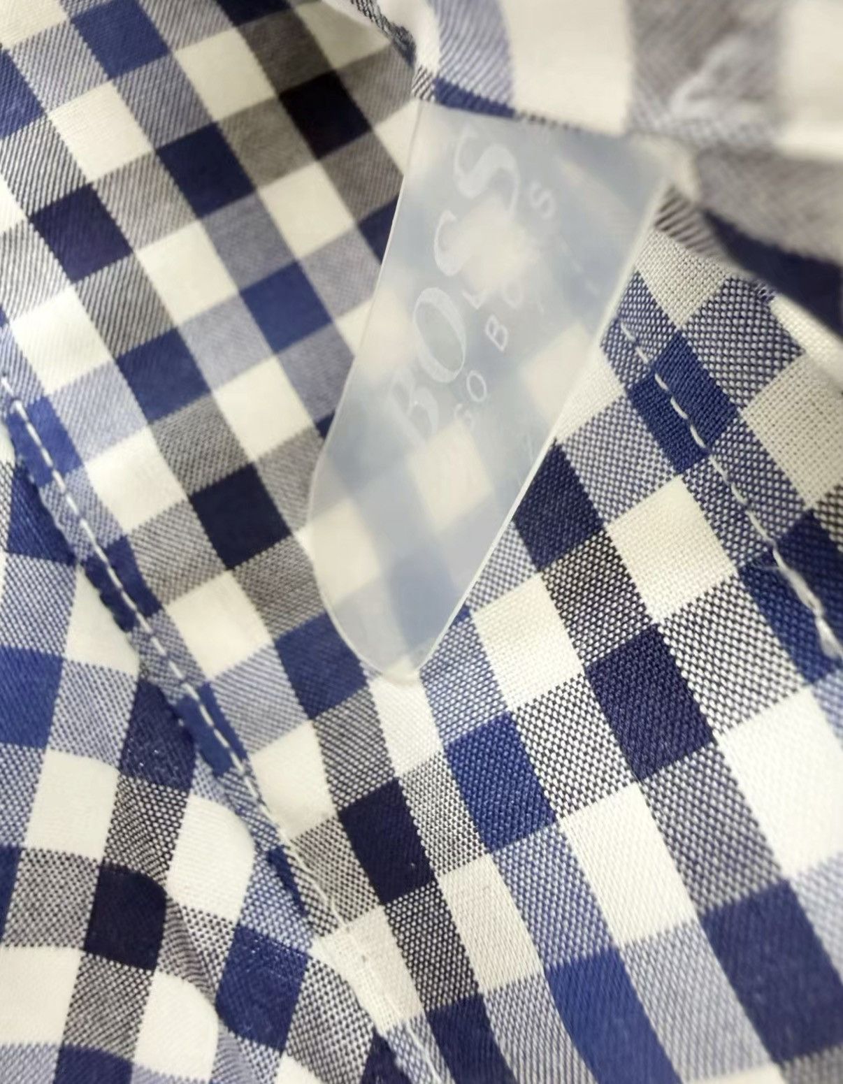 Hugo Boss HUGO BOSS 100% Cotton Long Sleeve Shirt J30 Size US S / EU 44-46 / 1 - 3 Thumbnail