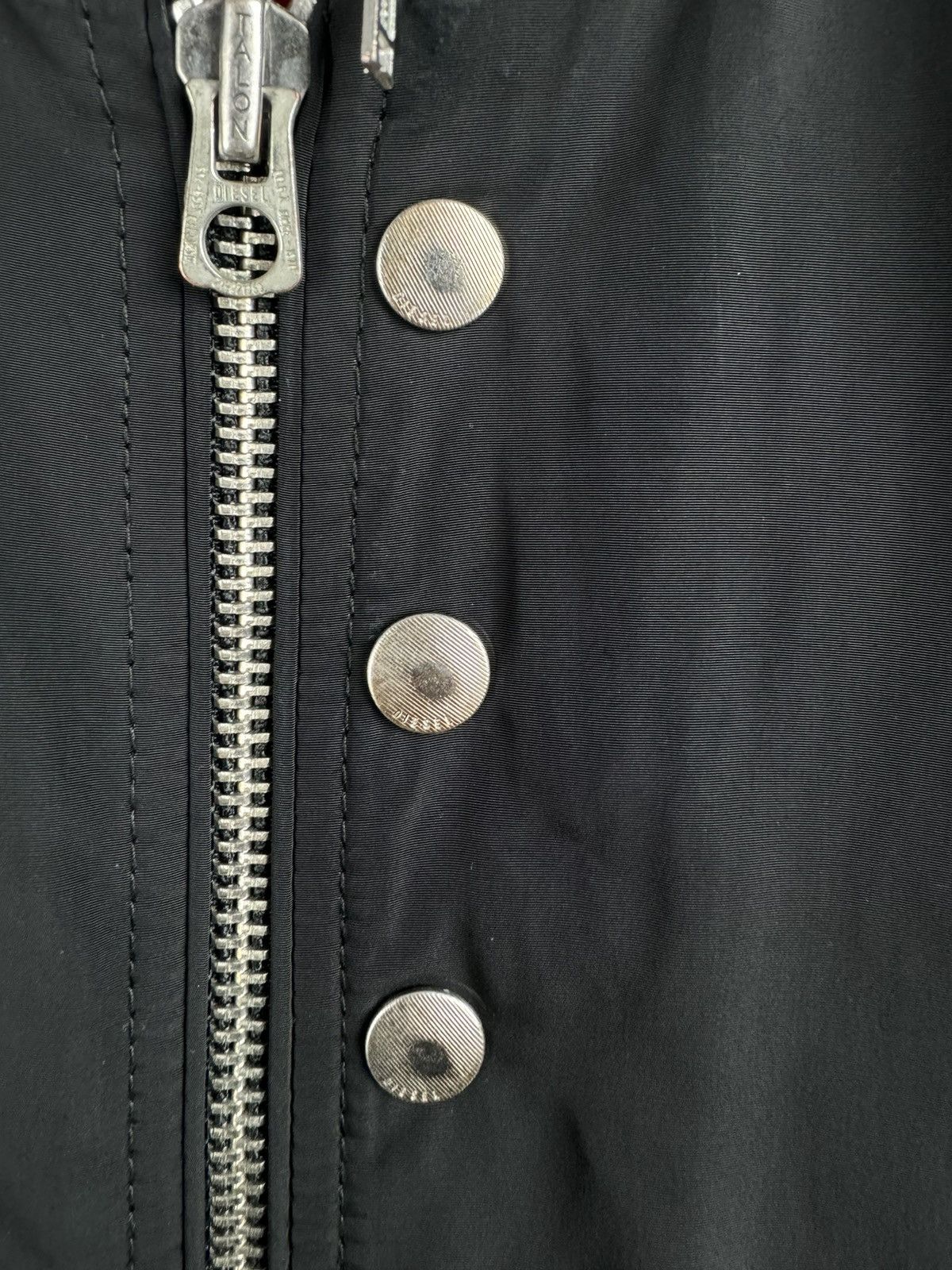 Designer Vintage Y2K Diesel Black Light Racer Jacket Size US M / EU 48-50 / 2 - 6 Thumbnail