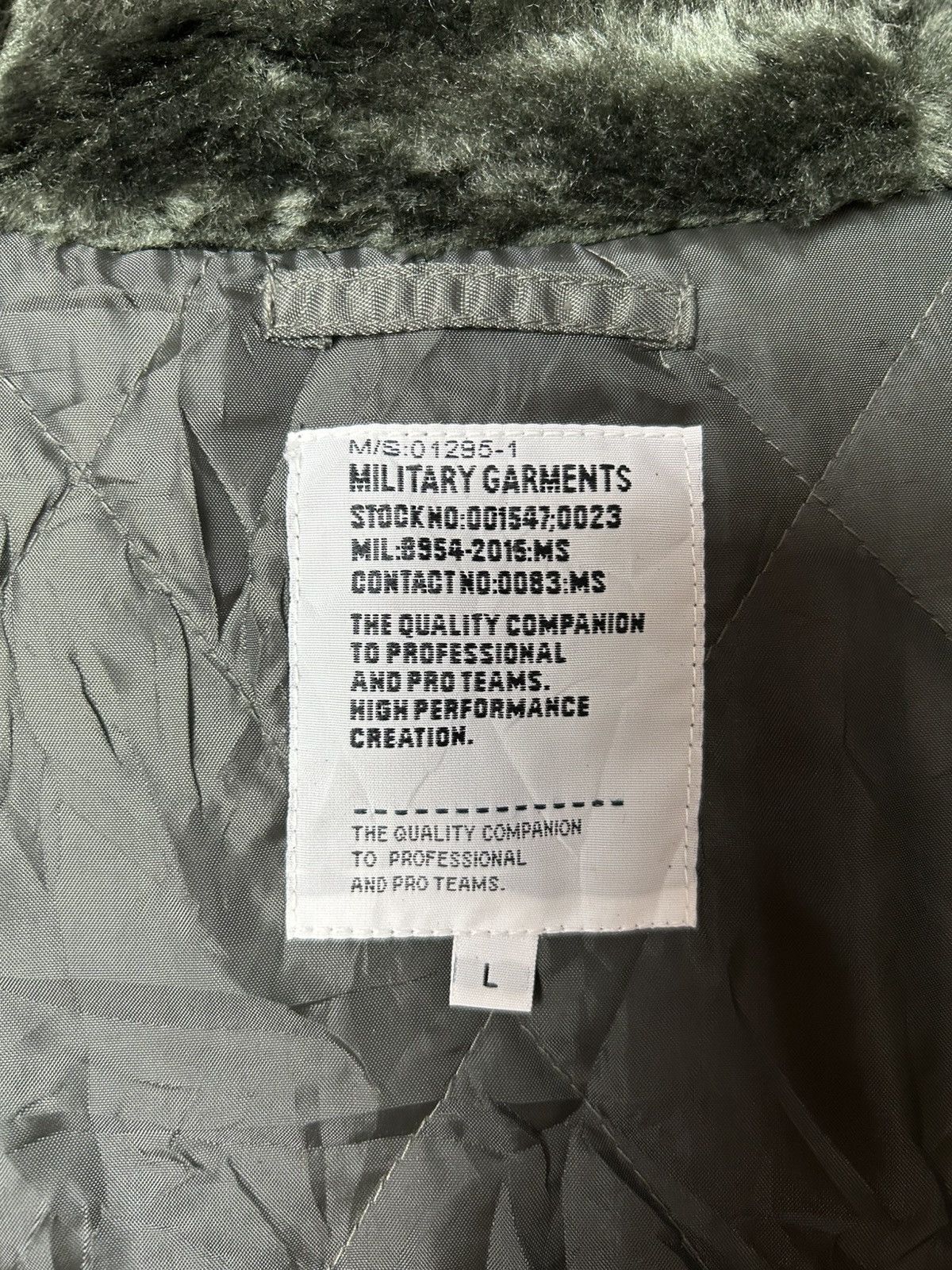 Other MILITARY GARMENTS FAUX FUR HOODIE JACKET Size US L / EU 52-54 / 3 - 6 Thumbnail