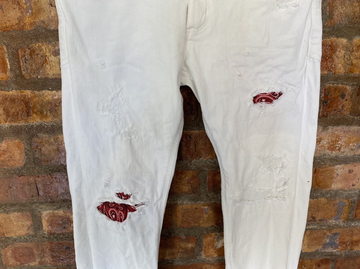 AKM AKM Japan x Wrangler Bandana patch distressed repair denim Size US 33 - 4 Thumbnail
