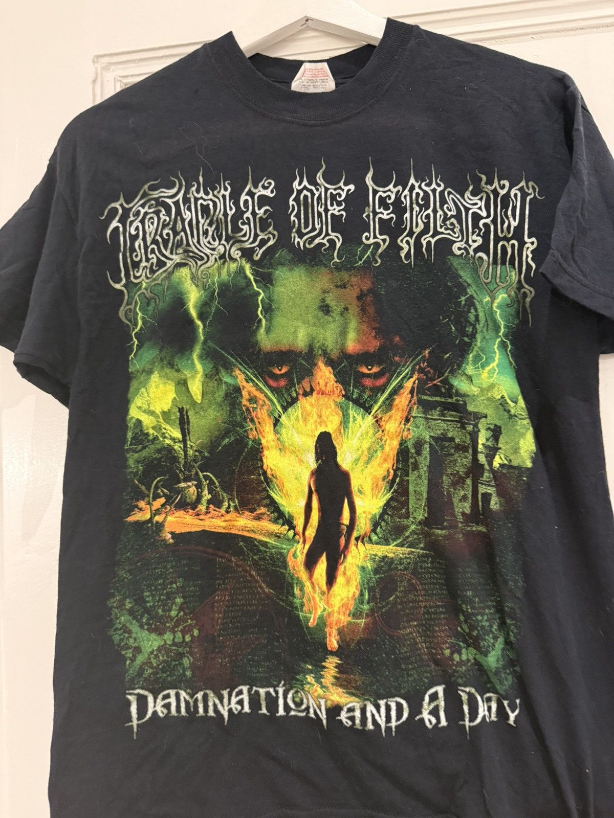Vintage Cradle of Filth 2000s Damnation vintage T-shirt Size US M / EU 48-50 / 2 - 2 Thumbnail