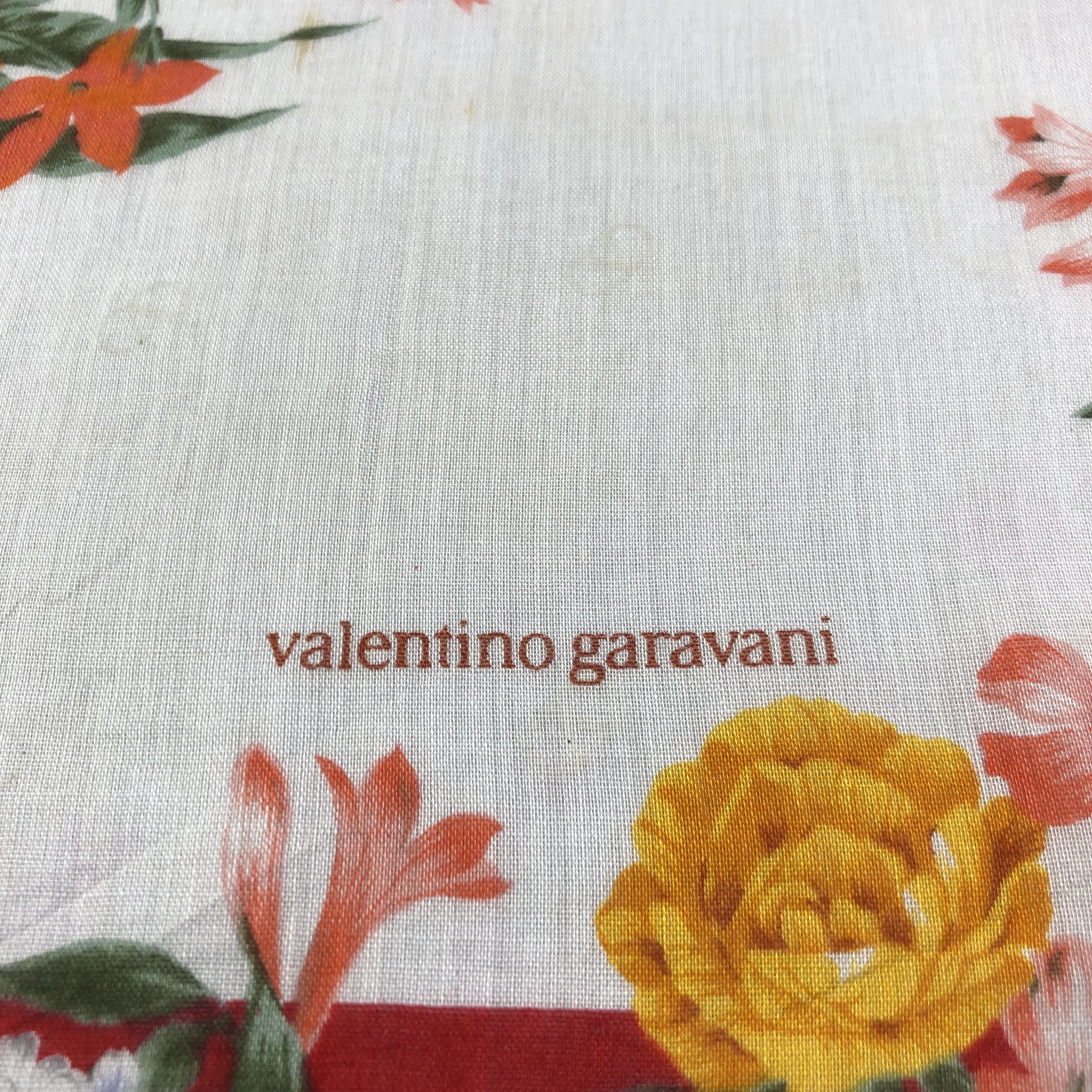 Japanese Brand Valentino Garavani Handkerchief Neckerchief Bandana H1643 Size ONE SIZE - 4 Thumbnail